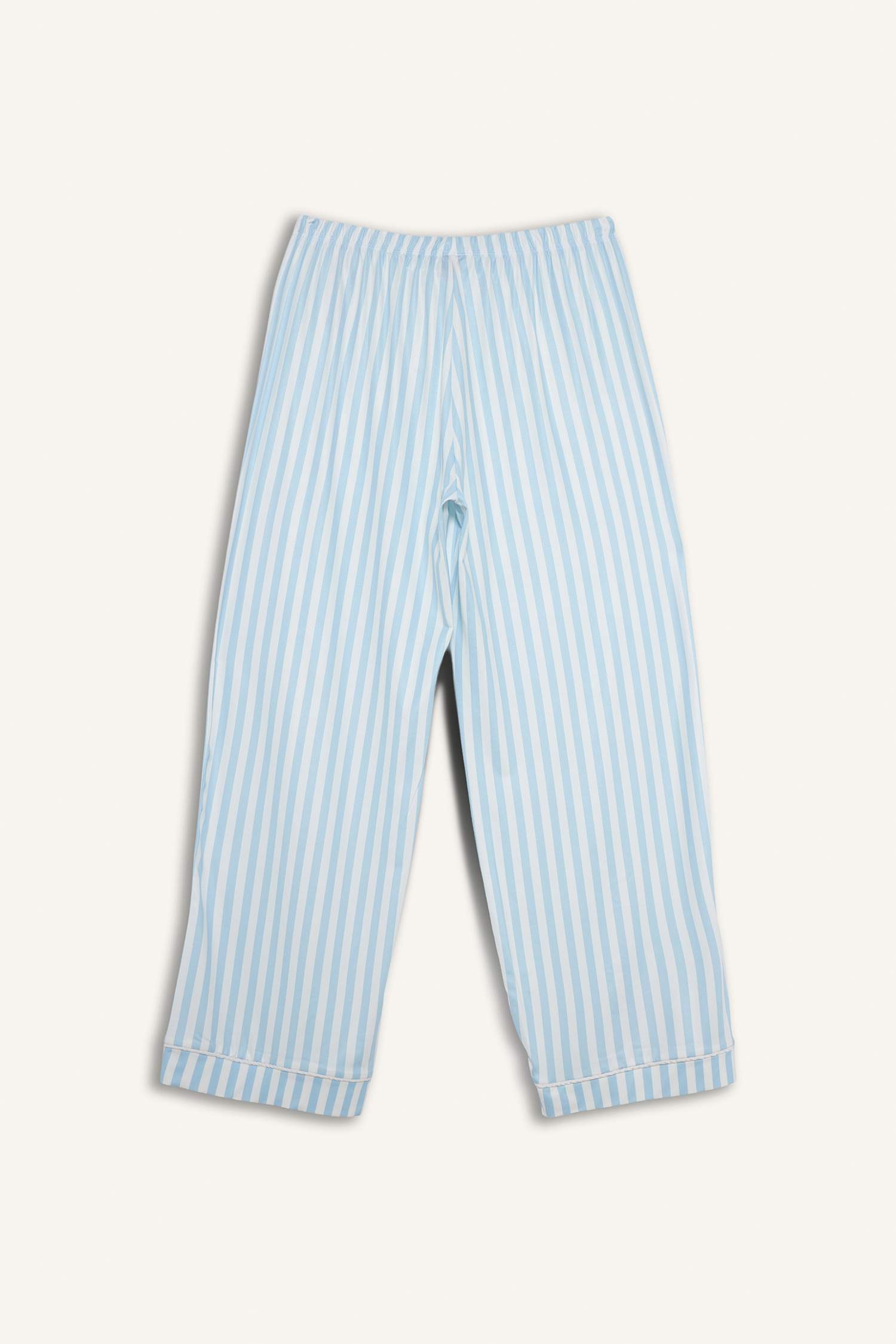 Regular Fit Çizgili Uzun Pijama Altı