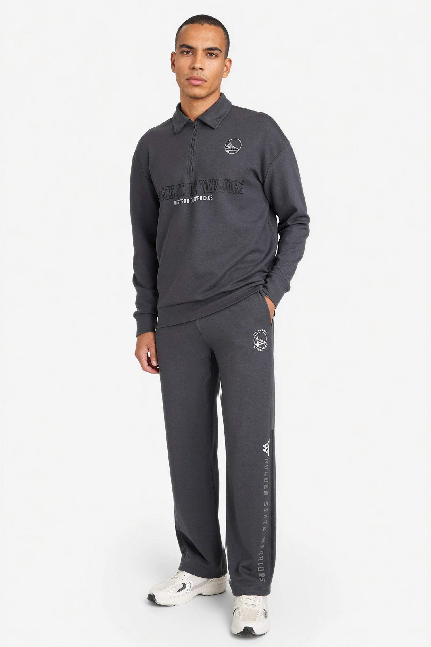 NBA Golden State Warrıors Relax Fıt Skuba Dalgıç Kumaş Jogger