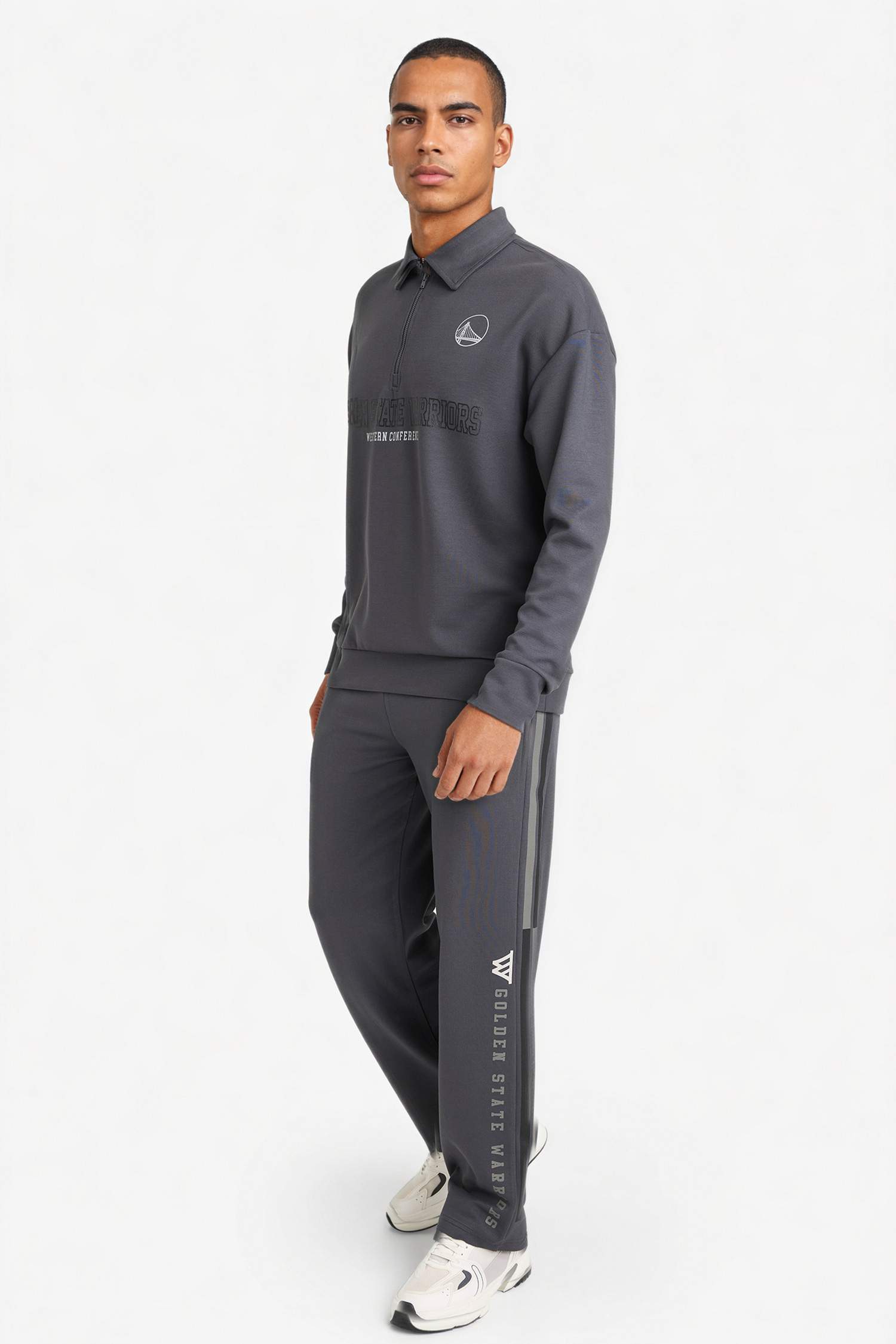 NBA Golden State Warrıors Relax Fıt Skuba Dalgıç Kumaş Jogger