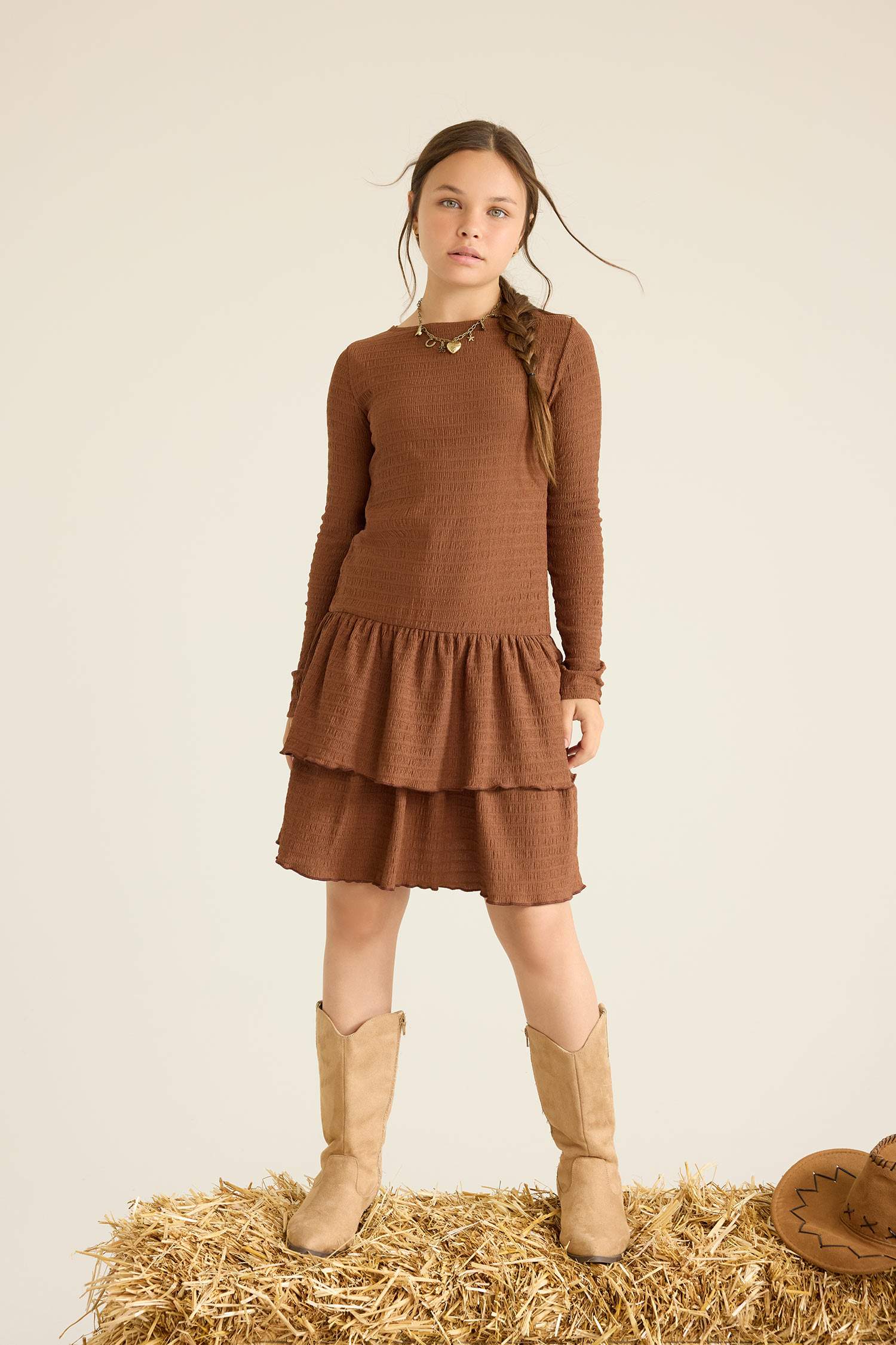 فستان بناتي ردن طويل