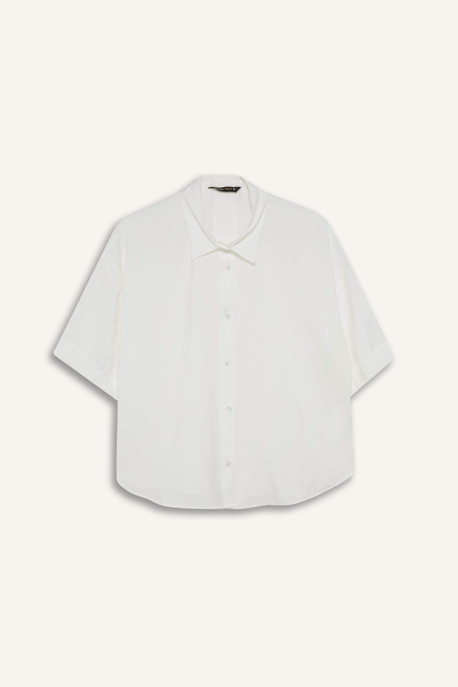 Loose Fit Modal Short Sleeve Shirt