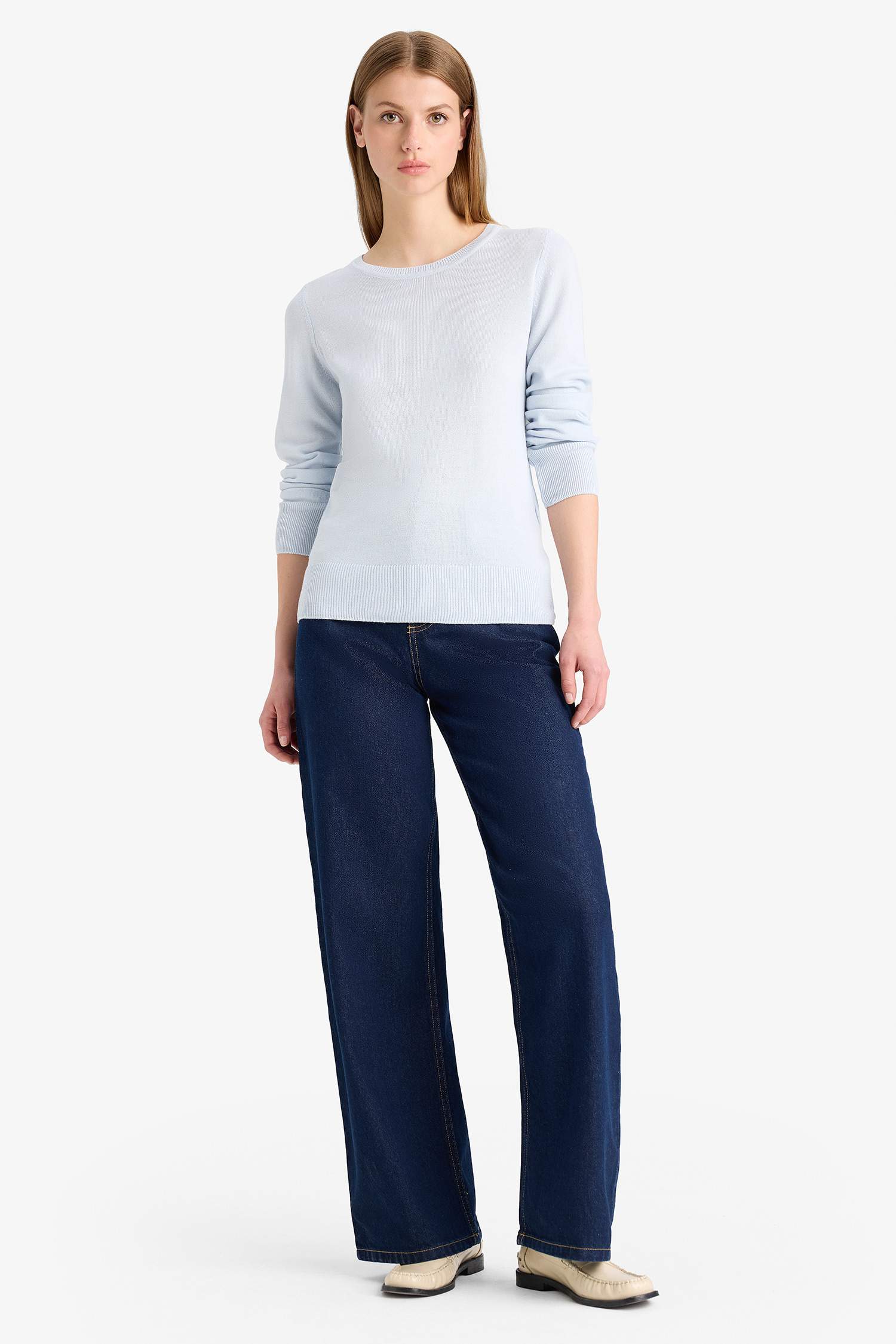 Regular Fit Bisiklet Yaka Triko Kazak