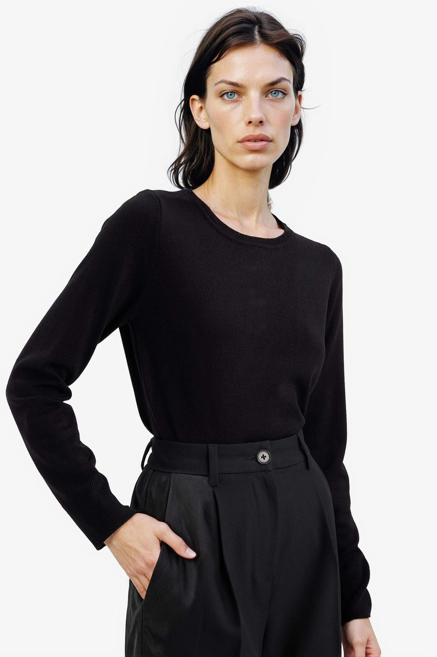 Regular Fit Bisiklet Yaka Triko Kazak