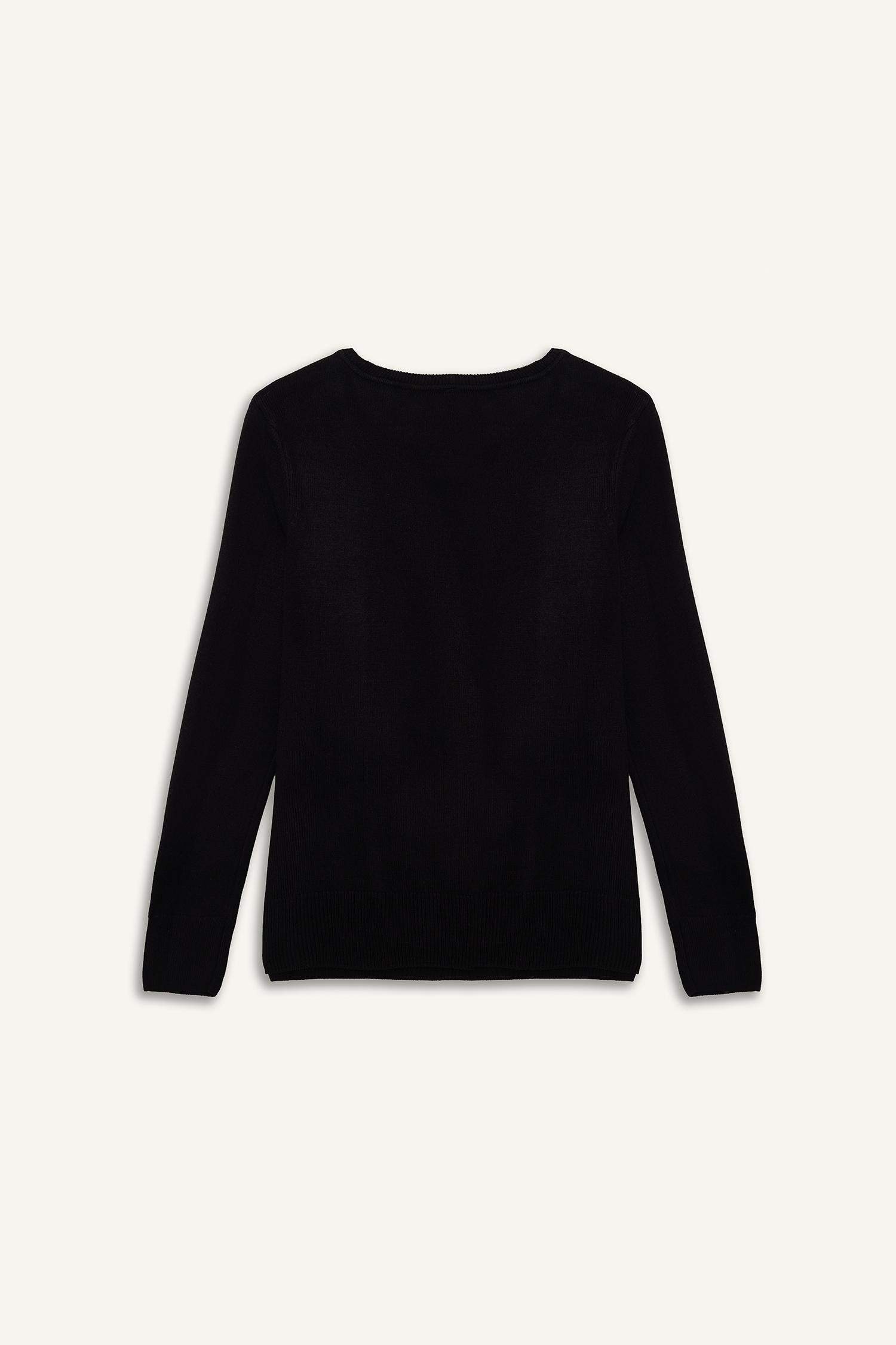 Regular Fit Bisiklet Yaka Triko Kazak