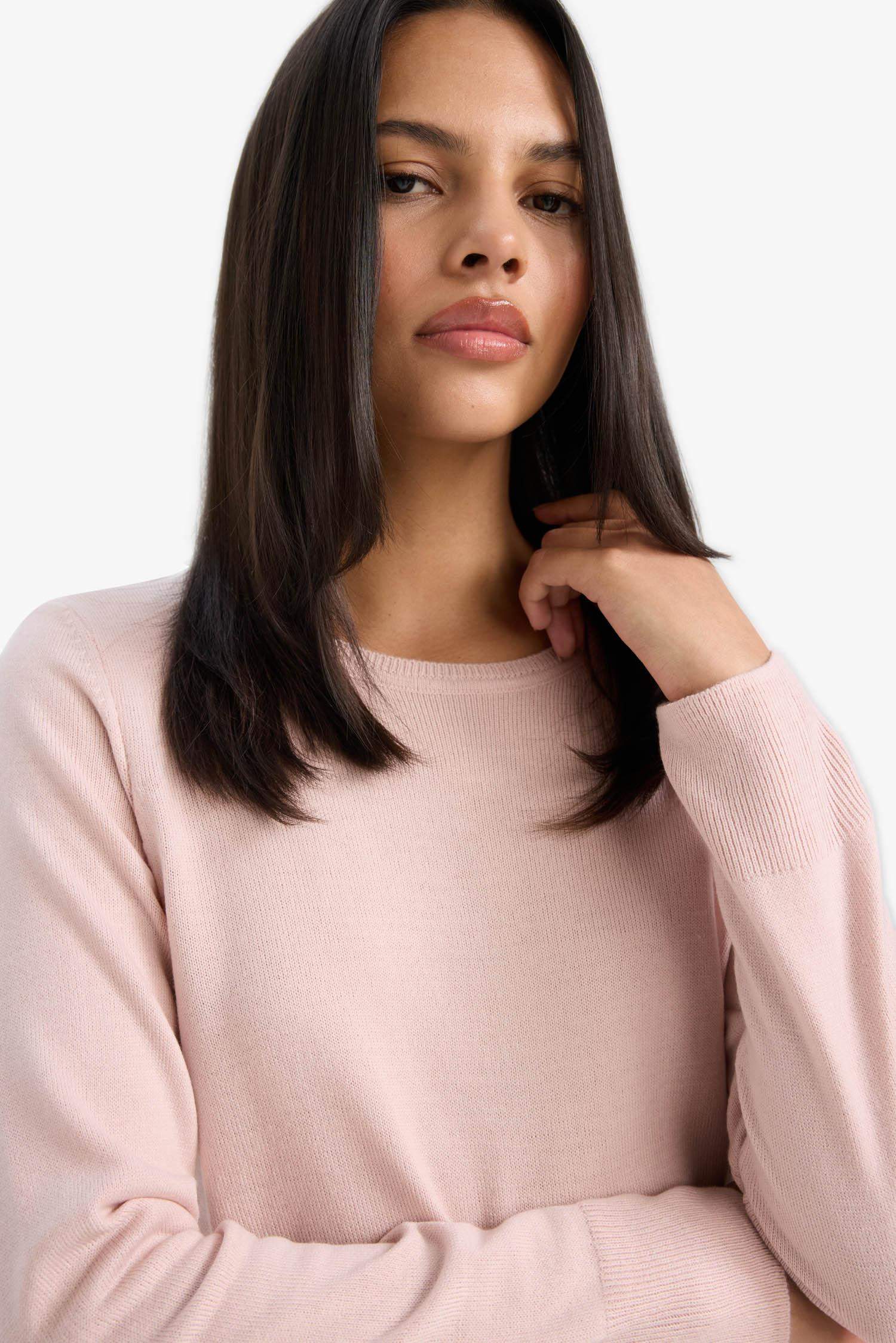 Regular Fit Bisiklet Yaka Triko Kazak