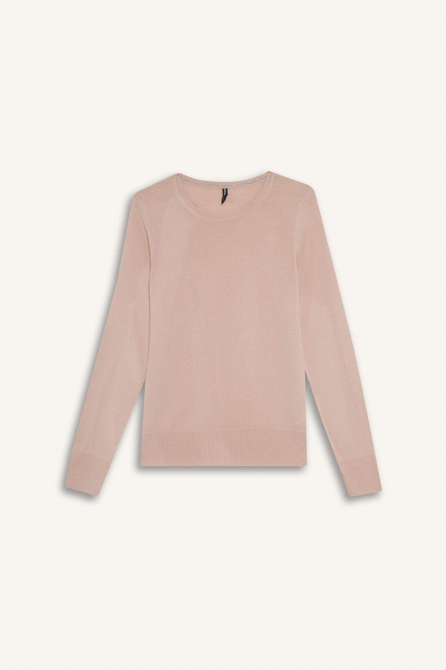 Pull en tricot à col rond Coupe régulière