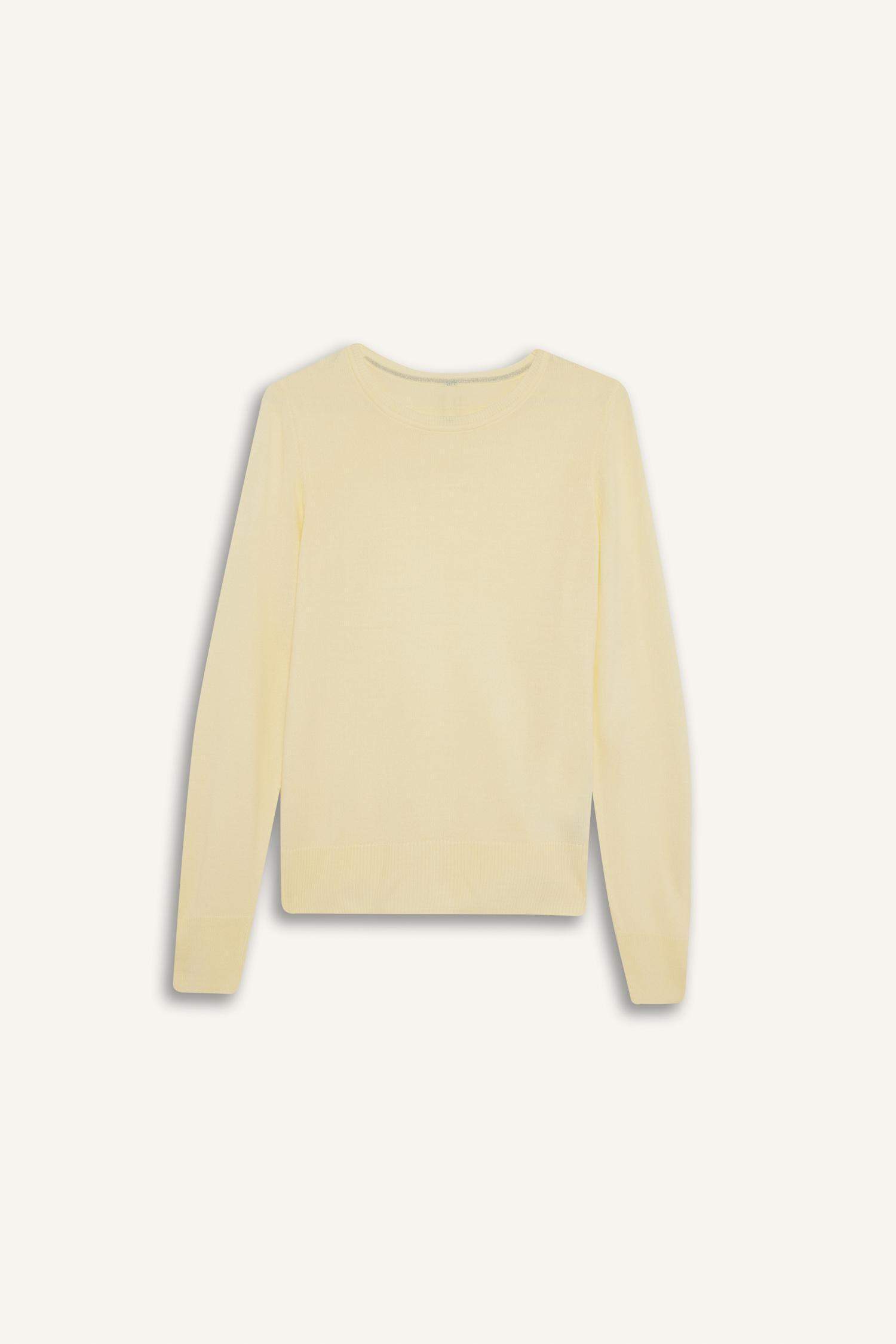 Pull en tricot à col rond Coupe régulière