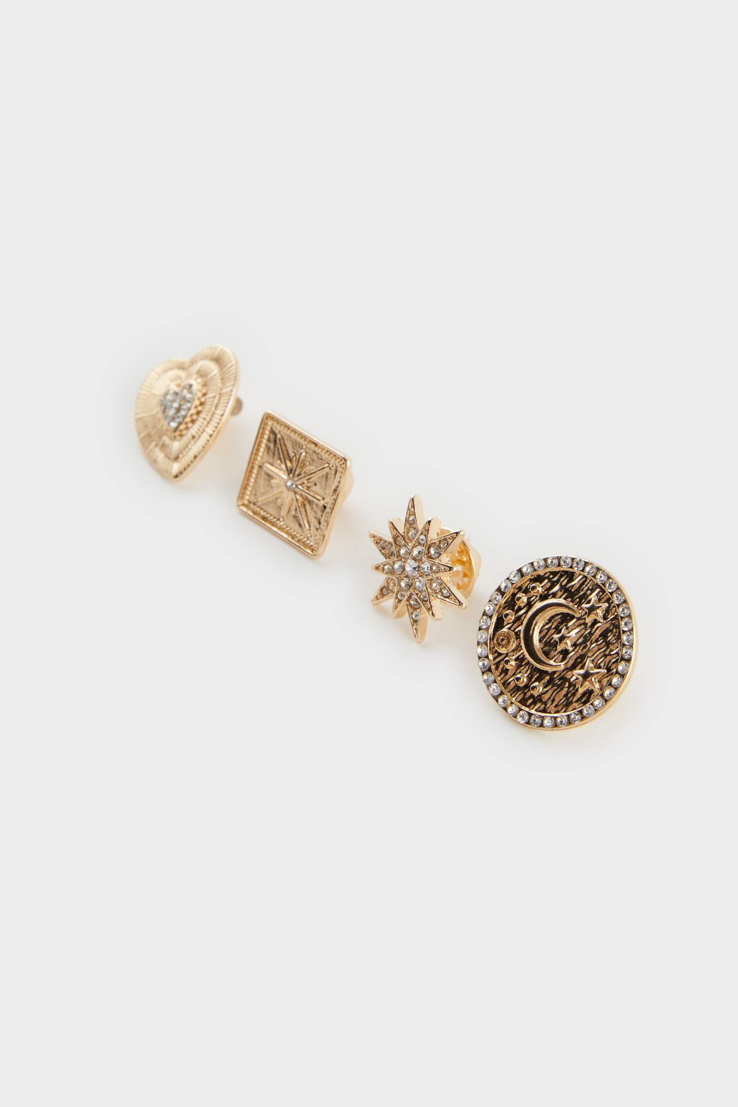 Kadın 4'lü Gold Broş