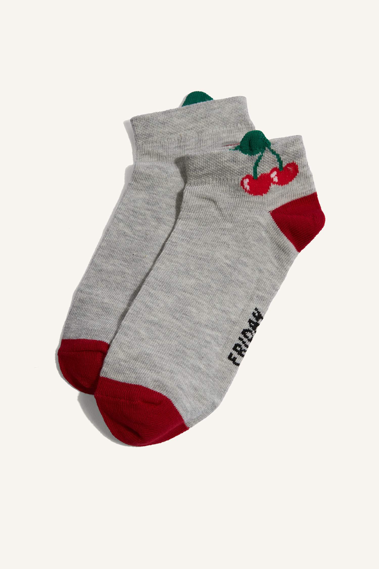 جوارب بنات قطن قصيرة - 5 قطع