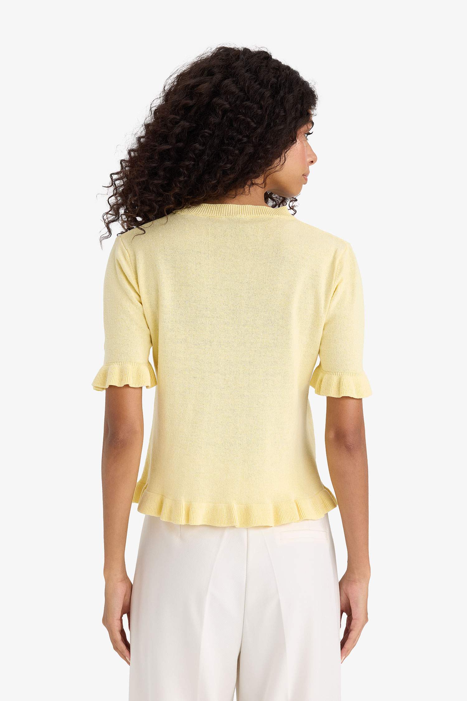 Regular Fit Crew Neck Knitwear Pullover