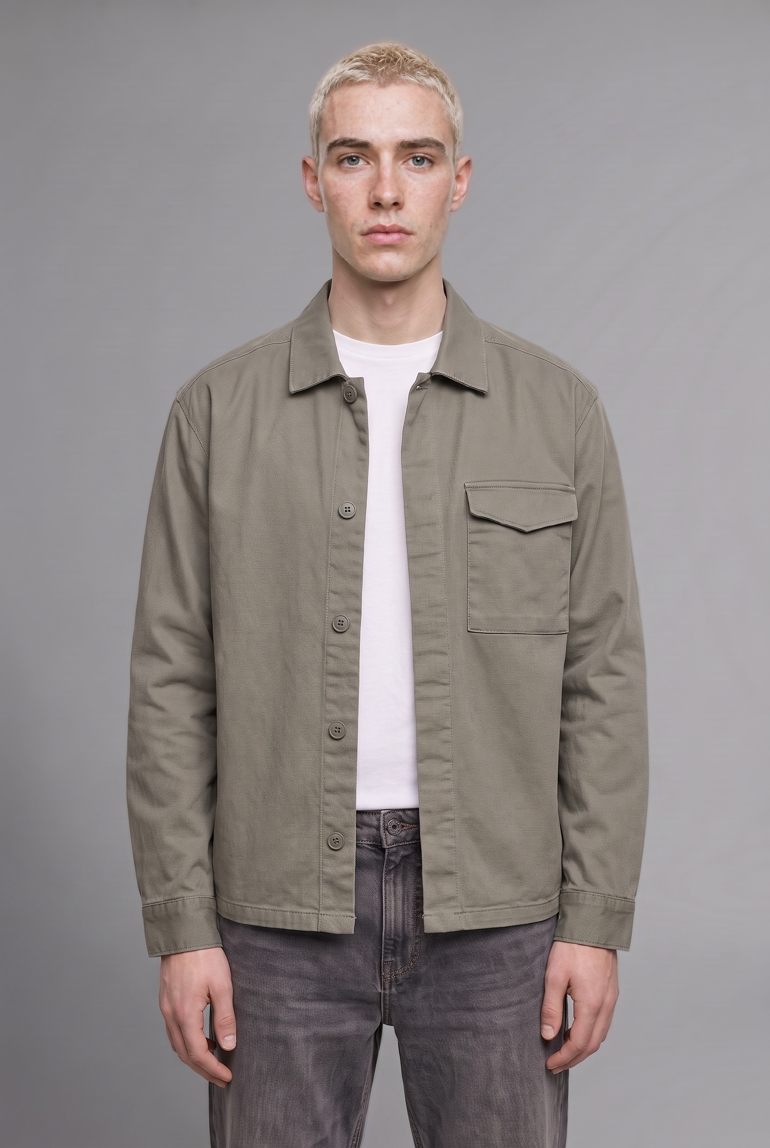DeFacto %100 Pamuk Boxy Fit Basic Gömlek Ceket