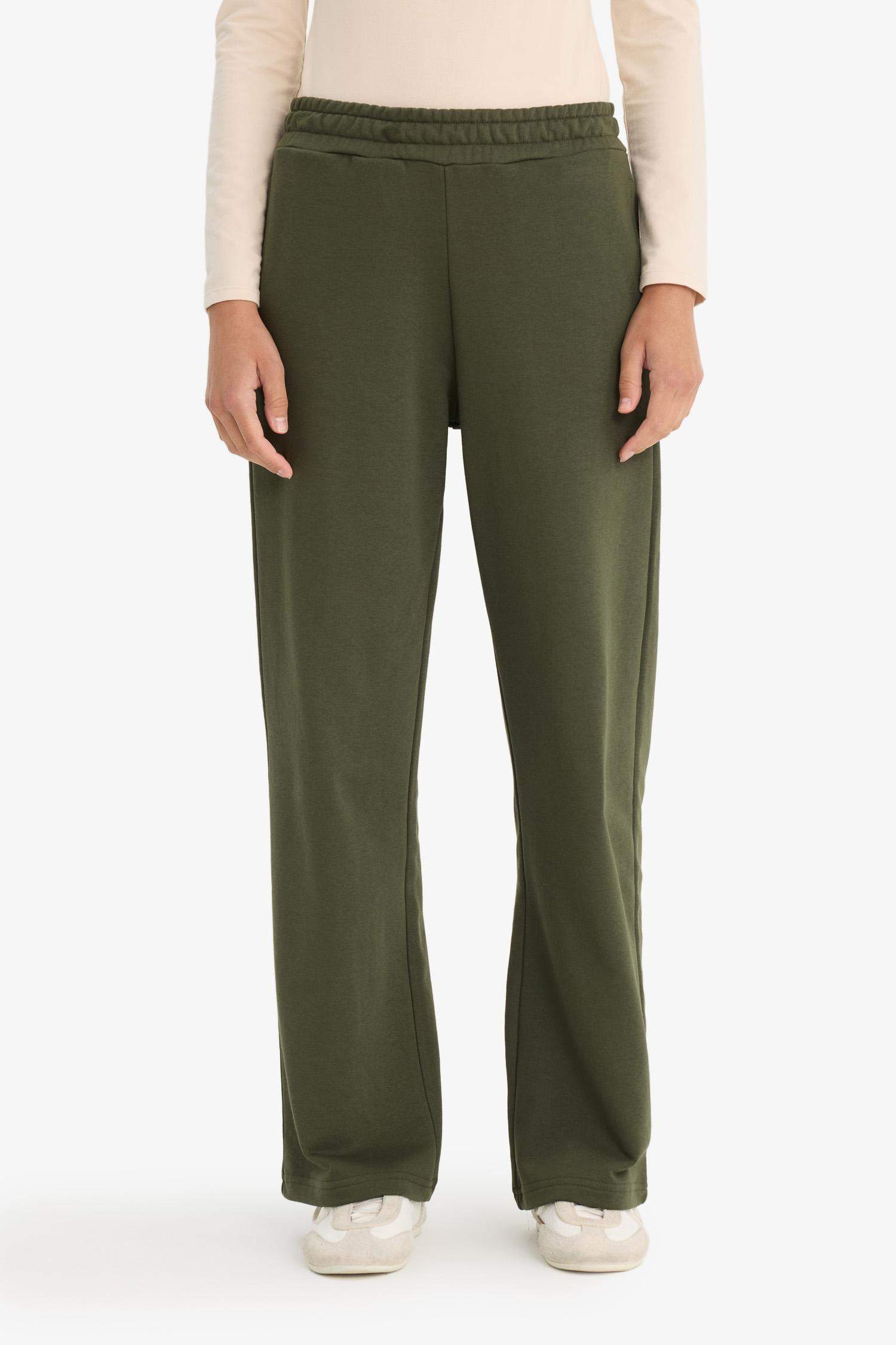 Straight Fit Basic Trousers
