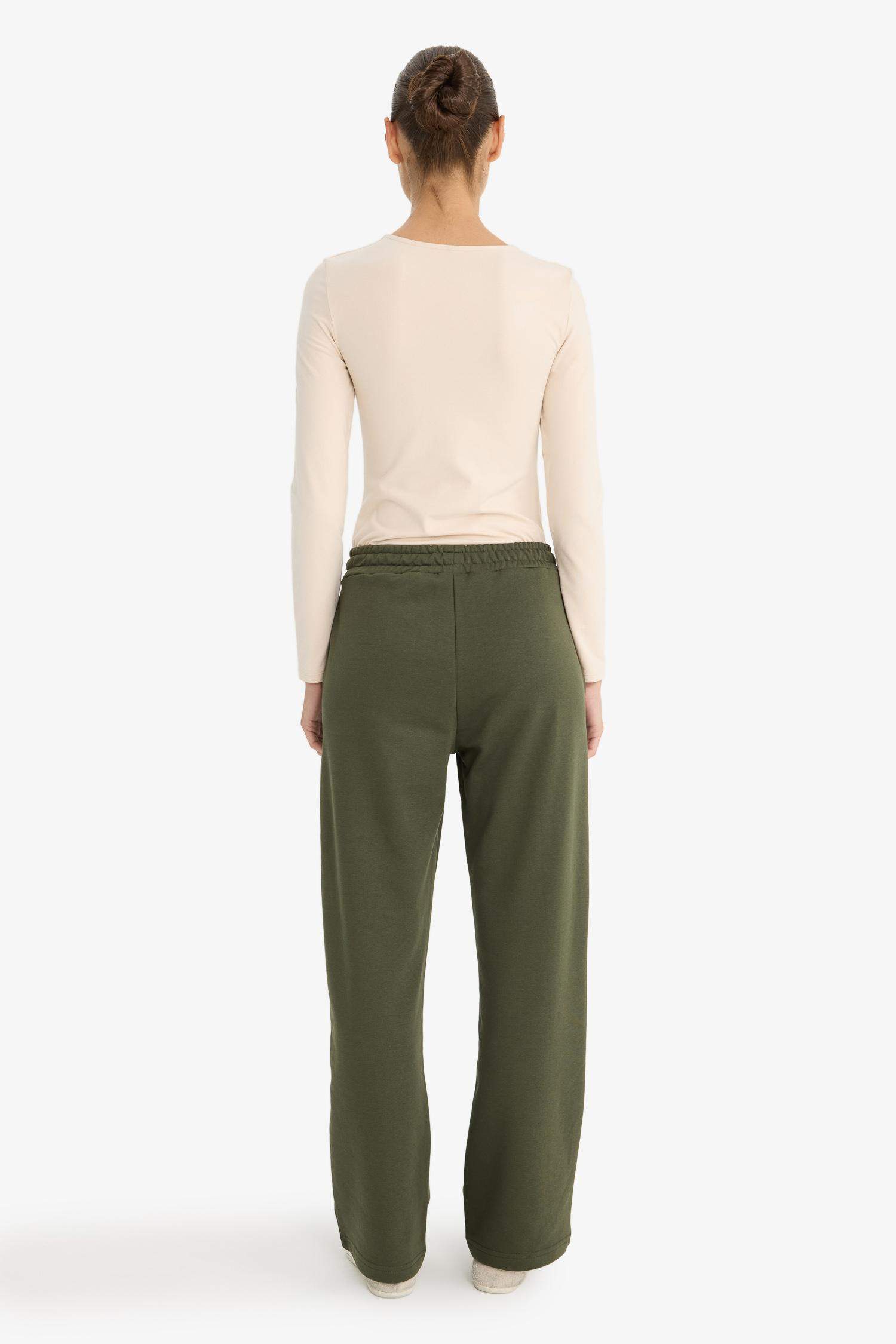 Straight Fit Basic Trousers