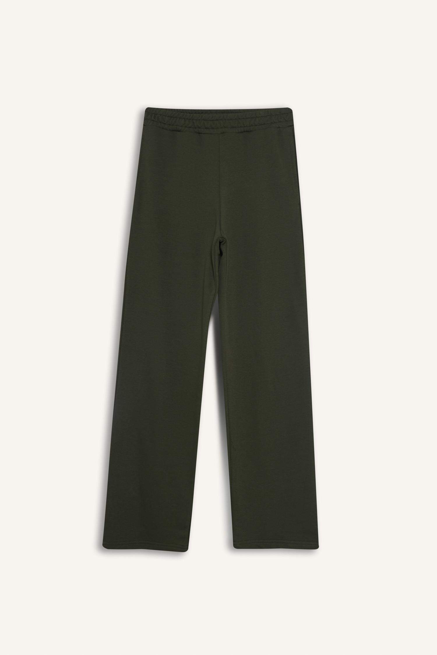 Straight Fit Basic Trousers