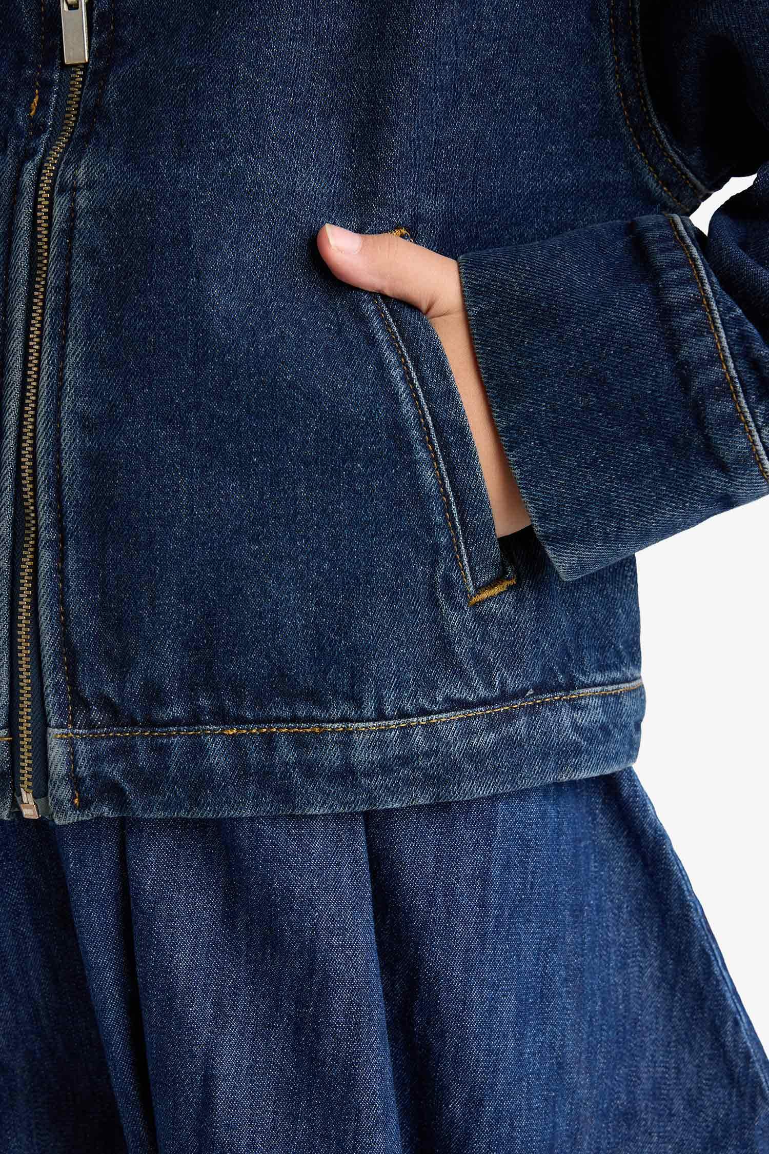 Kız Çocuk Denim Ceket