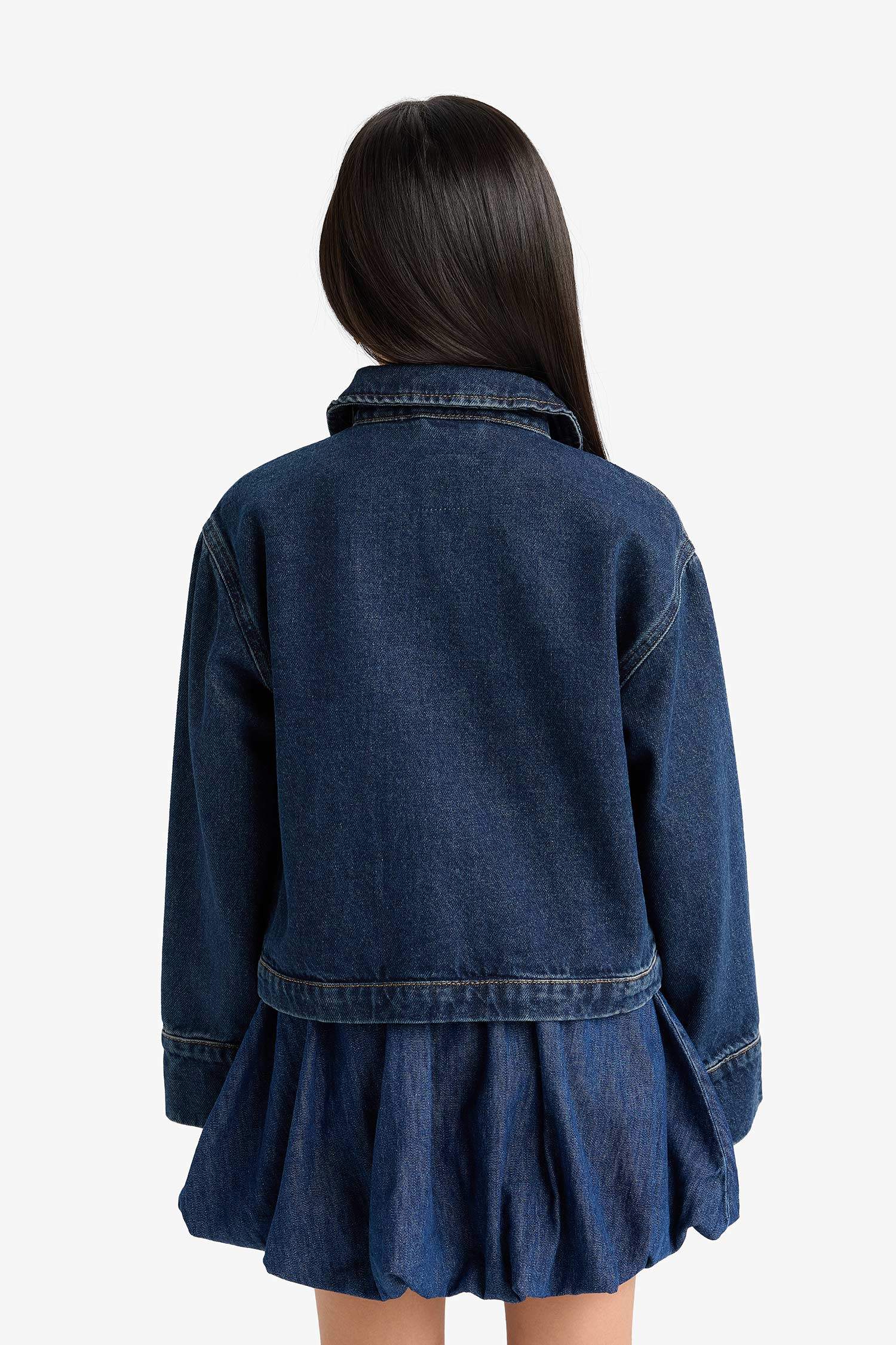 Kız Çocuk Denim Ceket