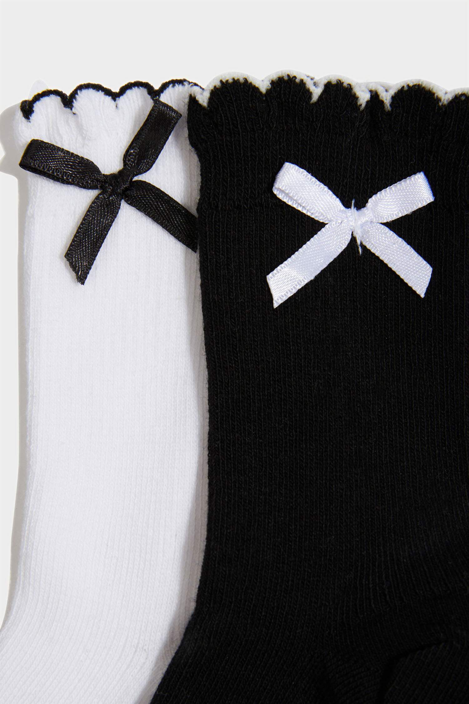 Girl 2 Piece Cotton Long Socks