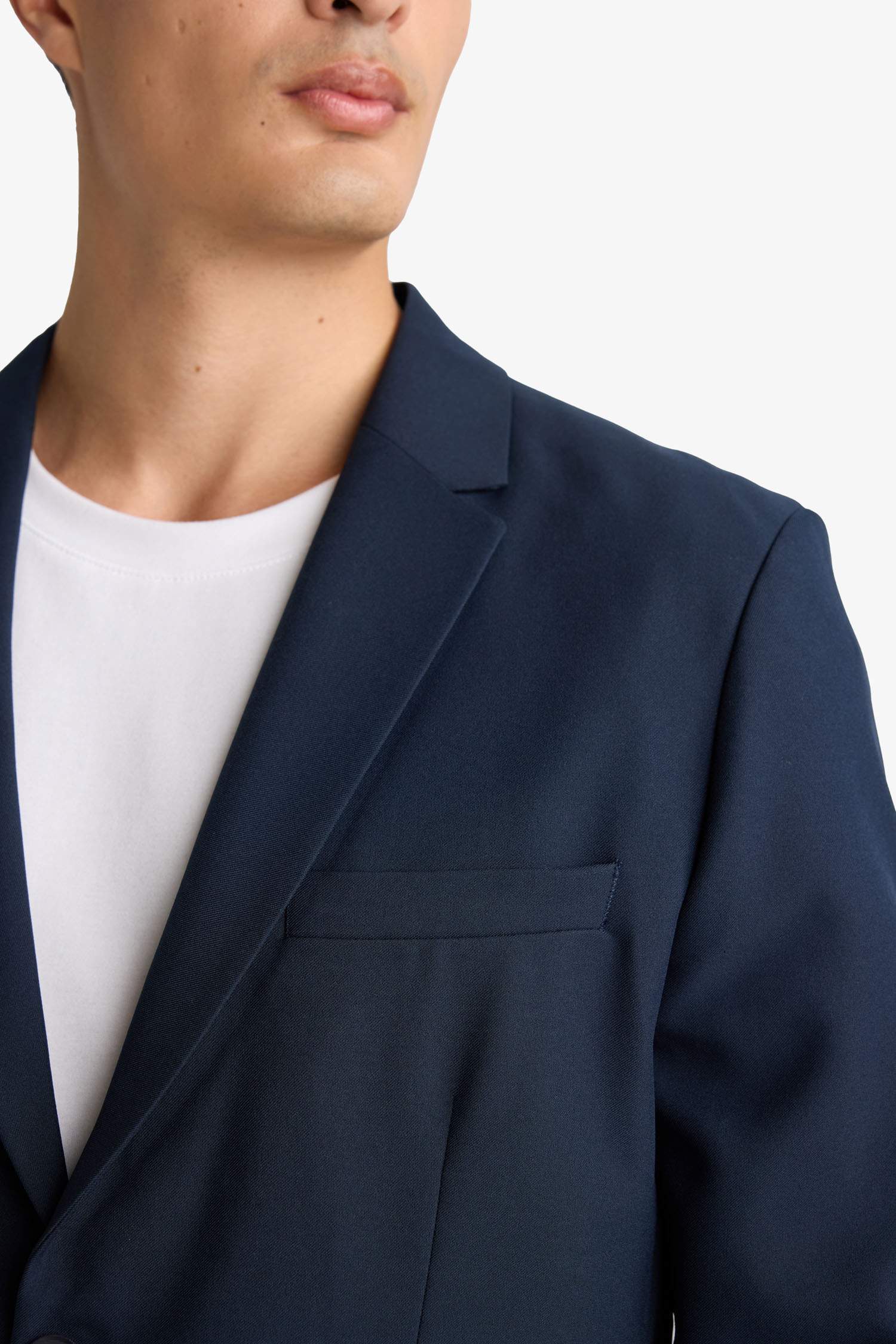 Slim Fit Twill Blazer