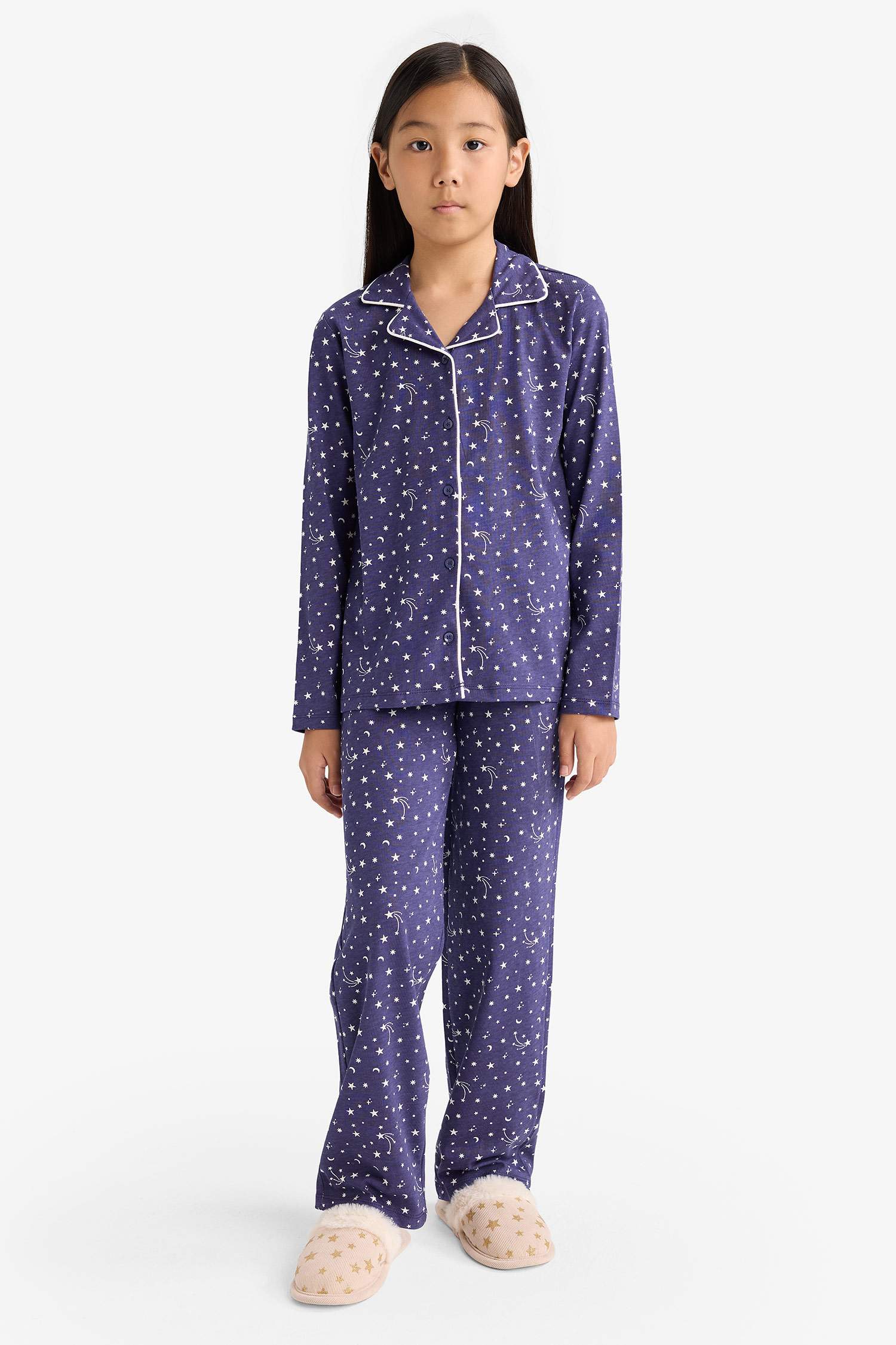 Ensemble Pyjama à motif Top à manches longues et Pantalon pour fille