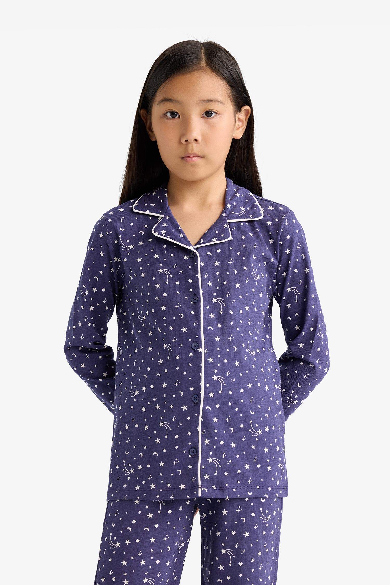 Ensemble Pyjama à motif Top à manches longues et Pantalon pour fille