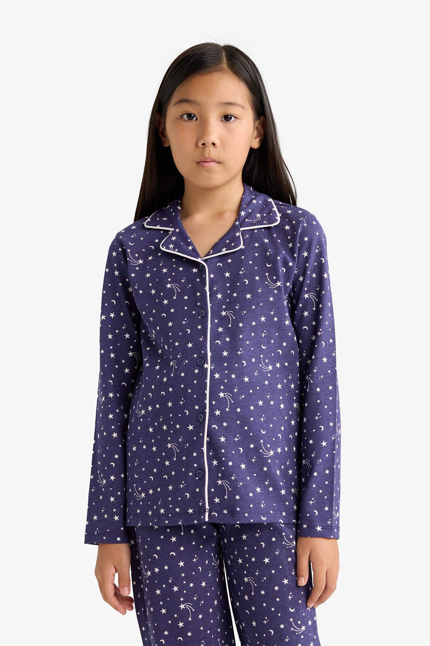 Ensemble Pyjama à motif Top à manches longues et Pantalon pour fille