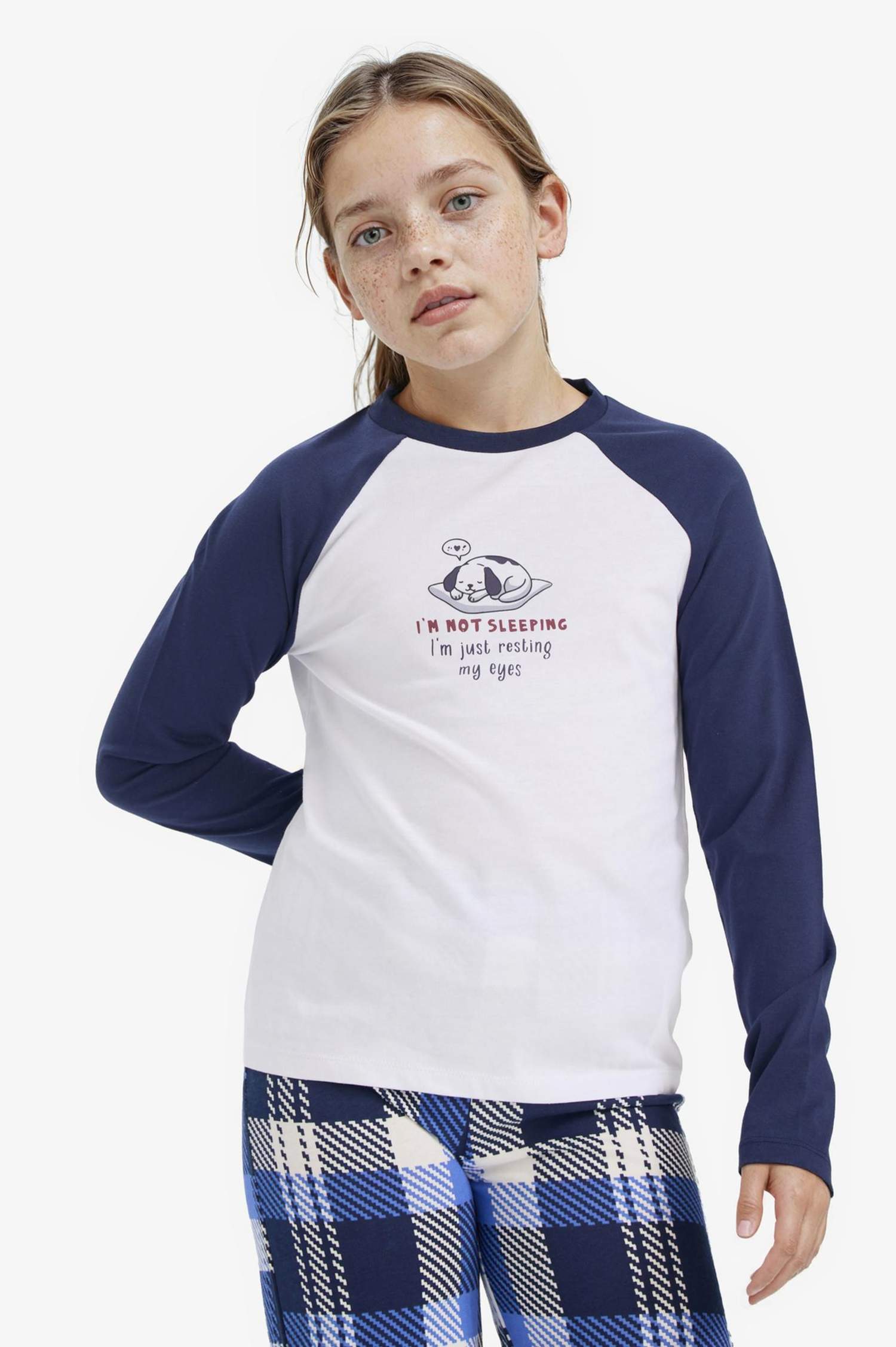 سيت بجامة قصة عادية من قطعتين