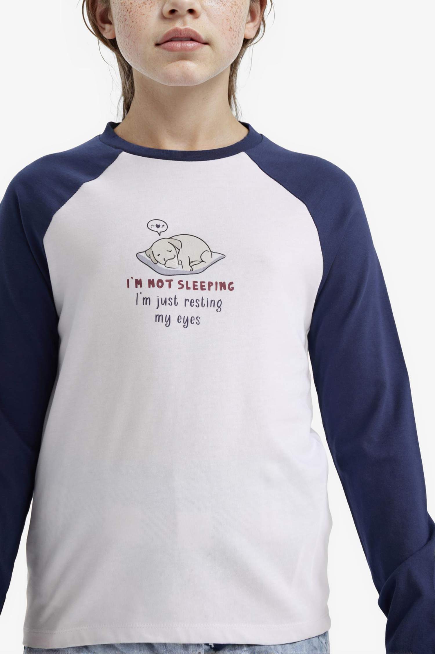 سيت بجامة قصة عادية من قطعتين