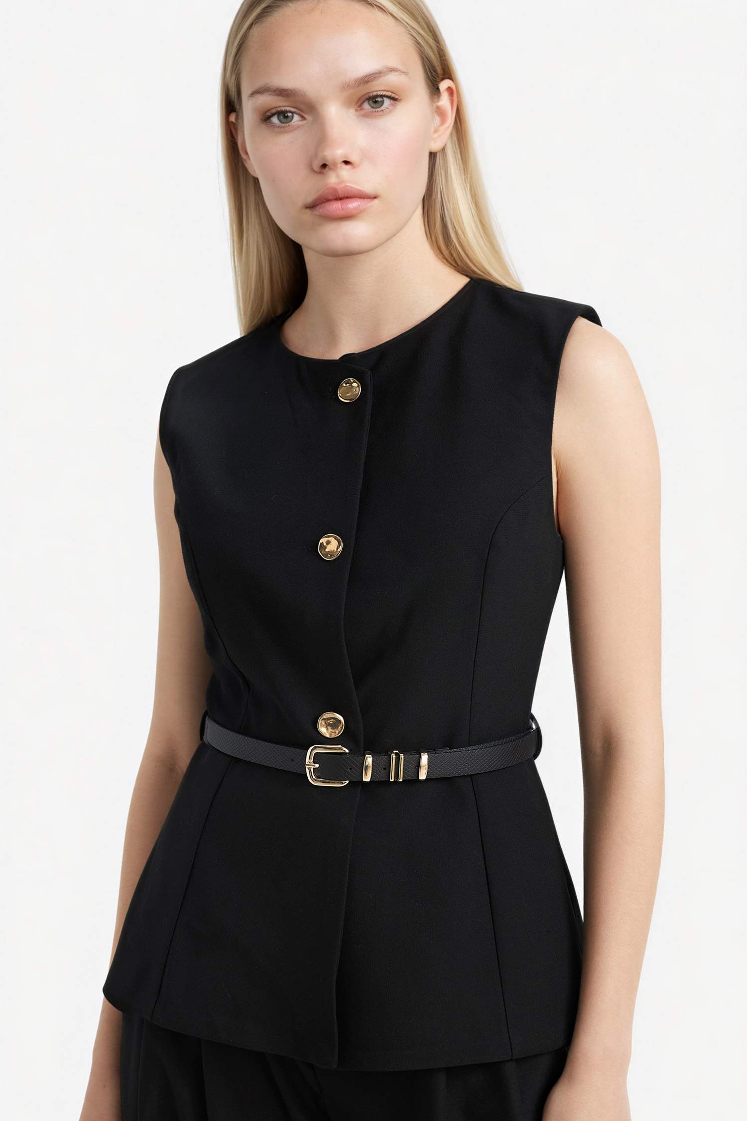 يلك مخصر بياخة مستديرة بحزام