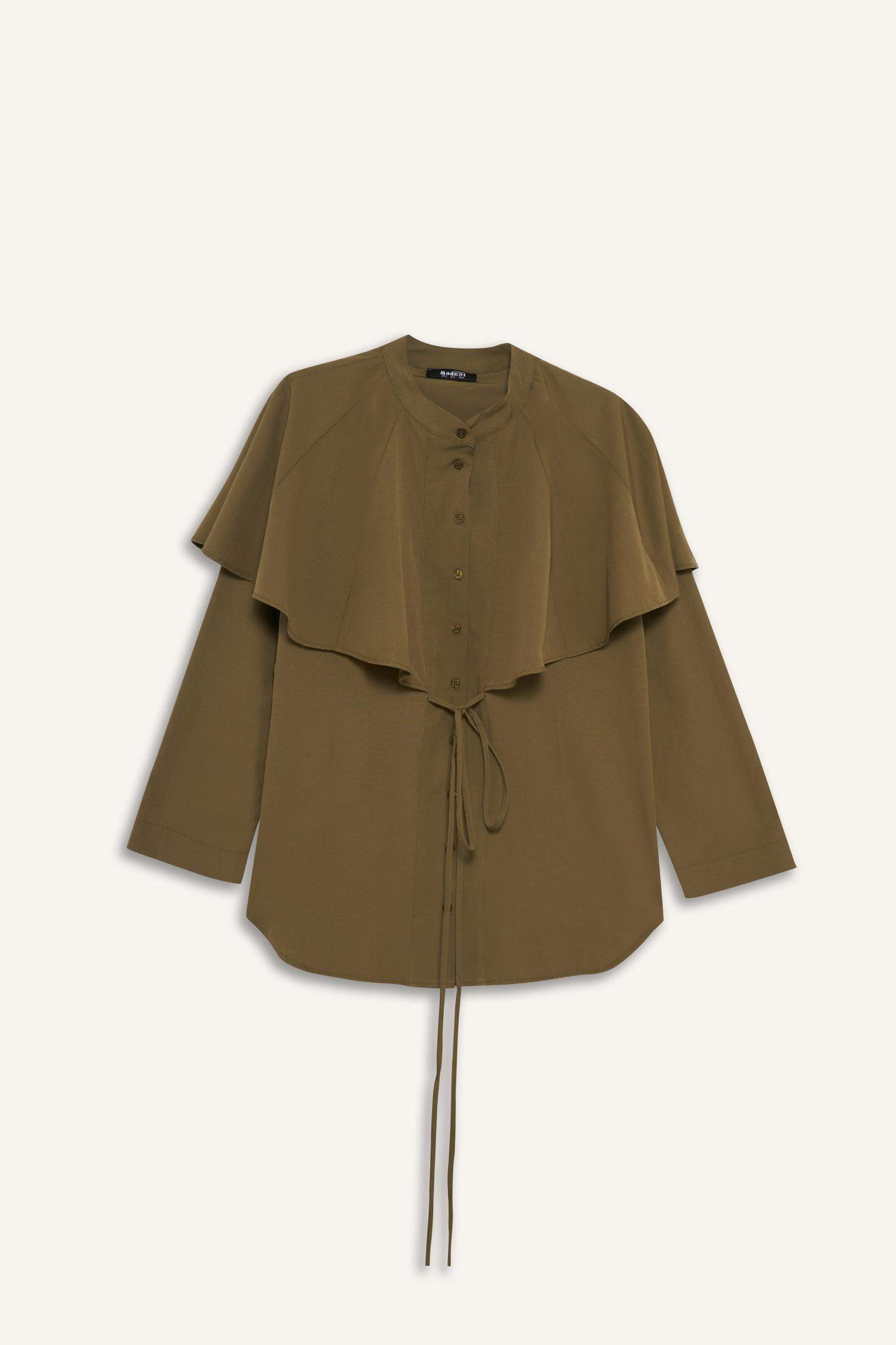 Relax Fit Terry Cotton Long Sleeve Tunic