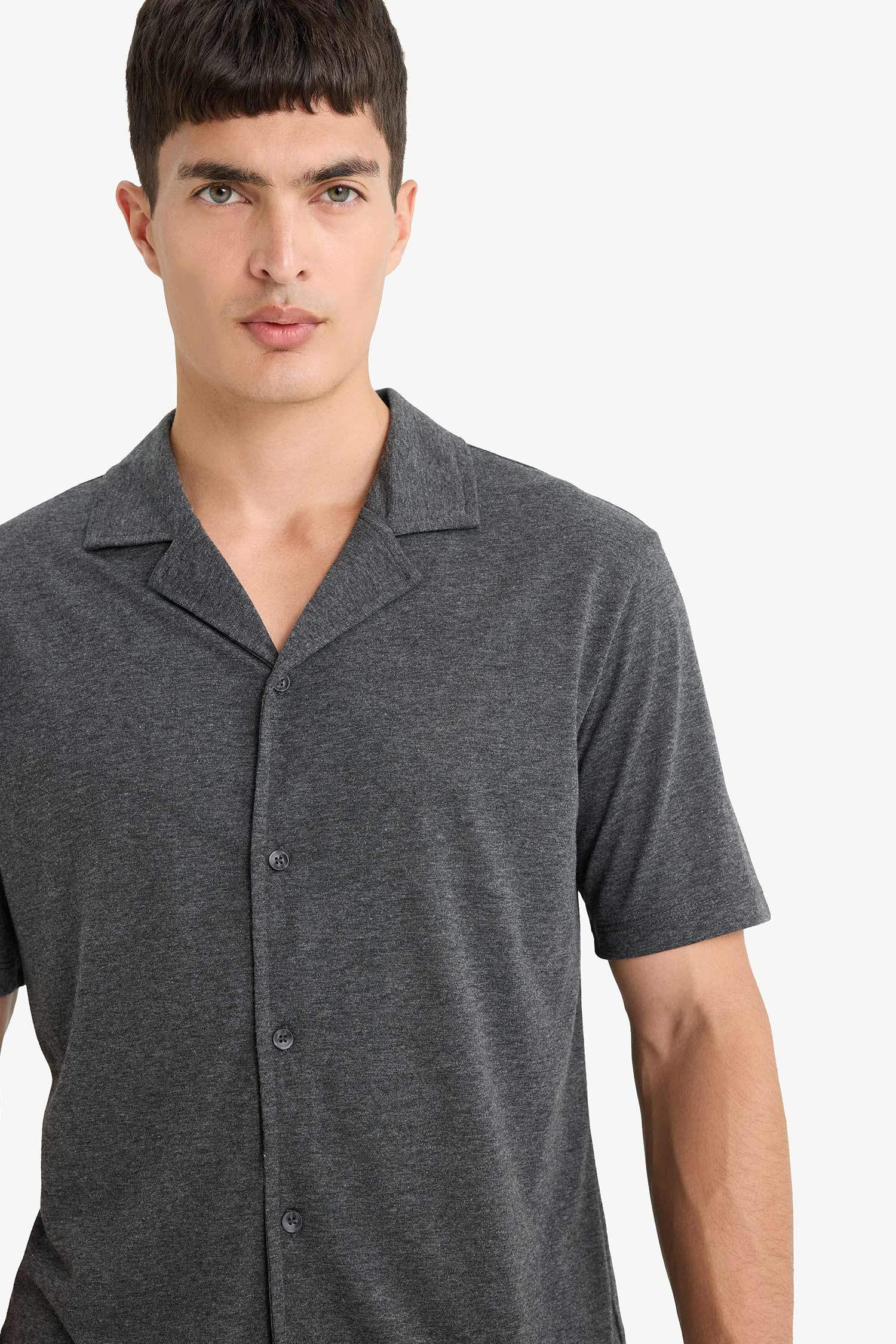 Pijama Takımı Kısa Kollu Üst Beli Bağcıklı Şort