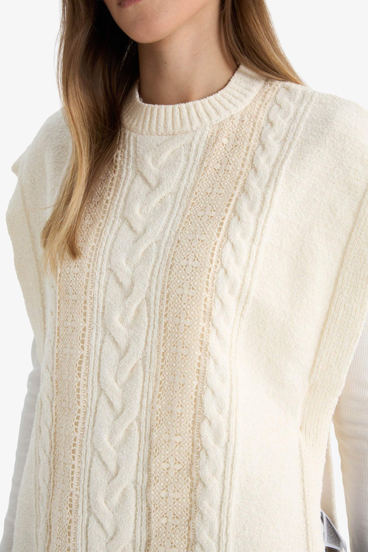 Regular Fit Bisiklet Yaka Triko Süveter