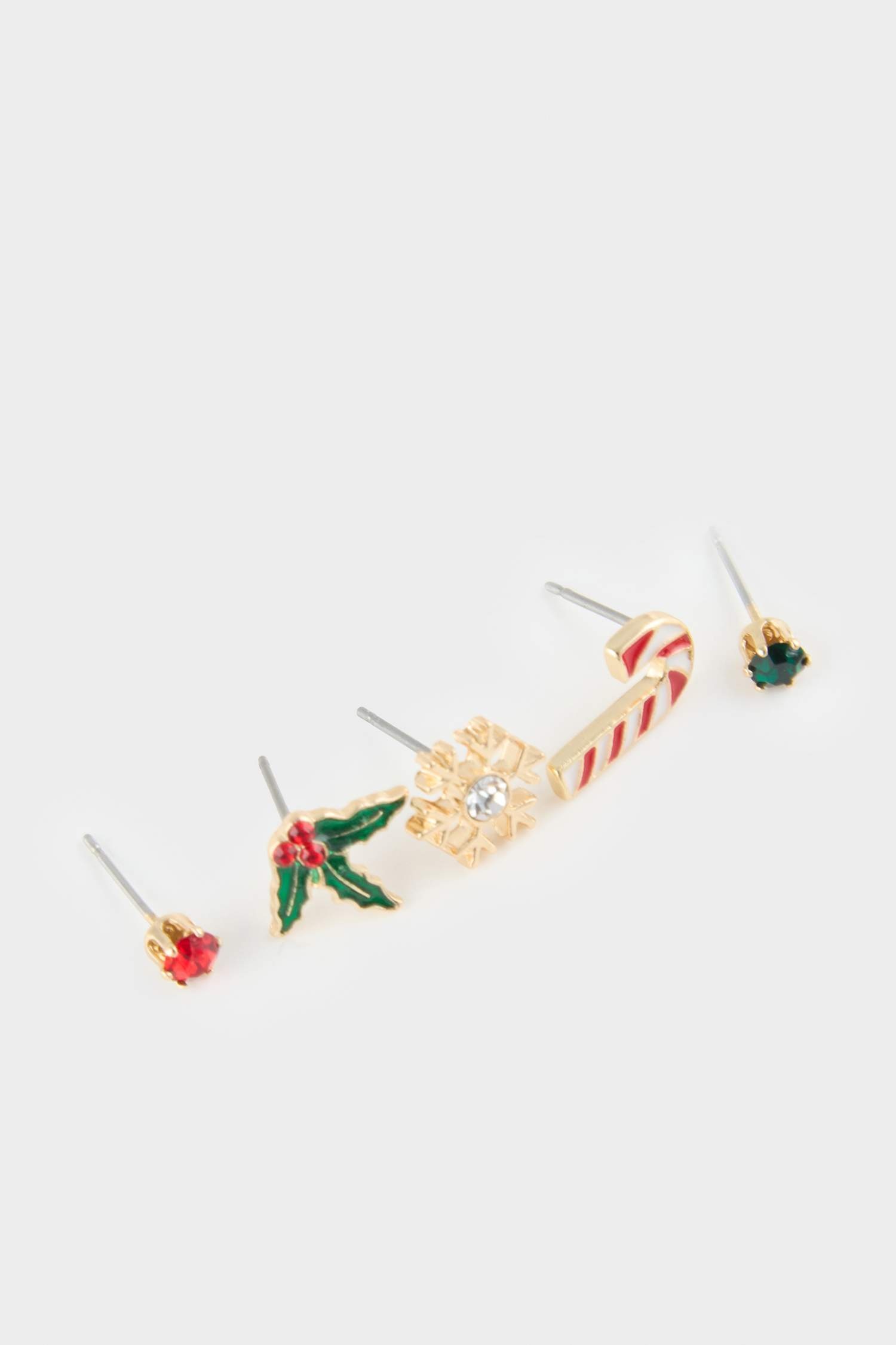 Kadın Yılbaşı Temalı 9'lu Küpe