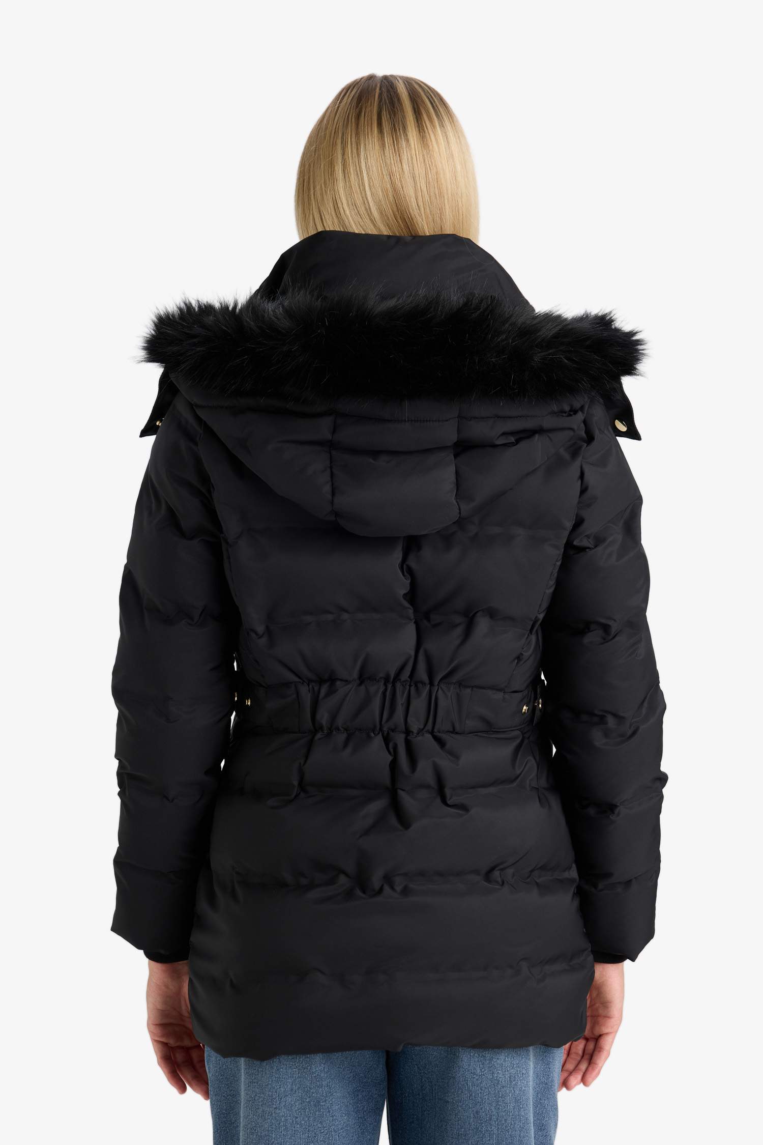 Su Geçirmez Regular Fit Kapüşonlu Parka