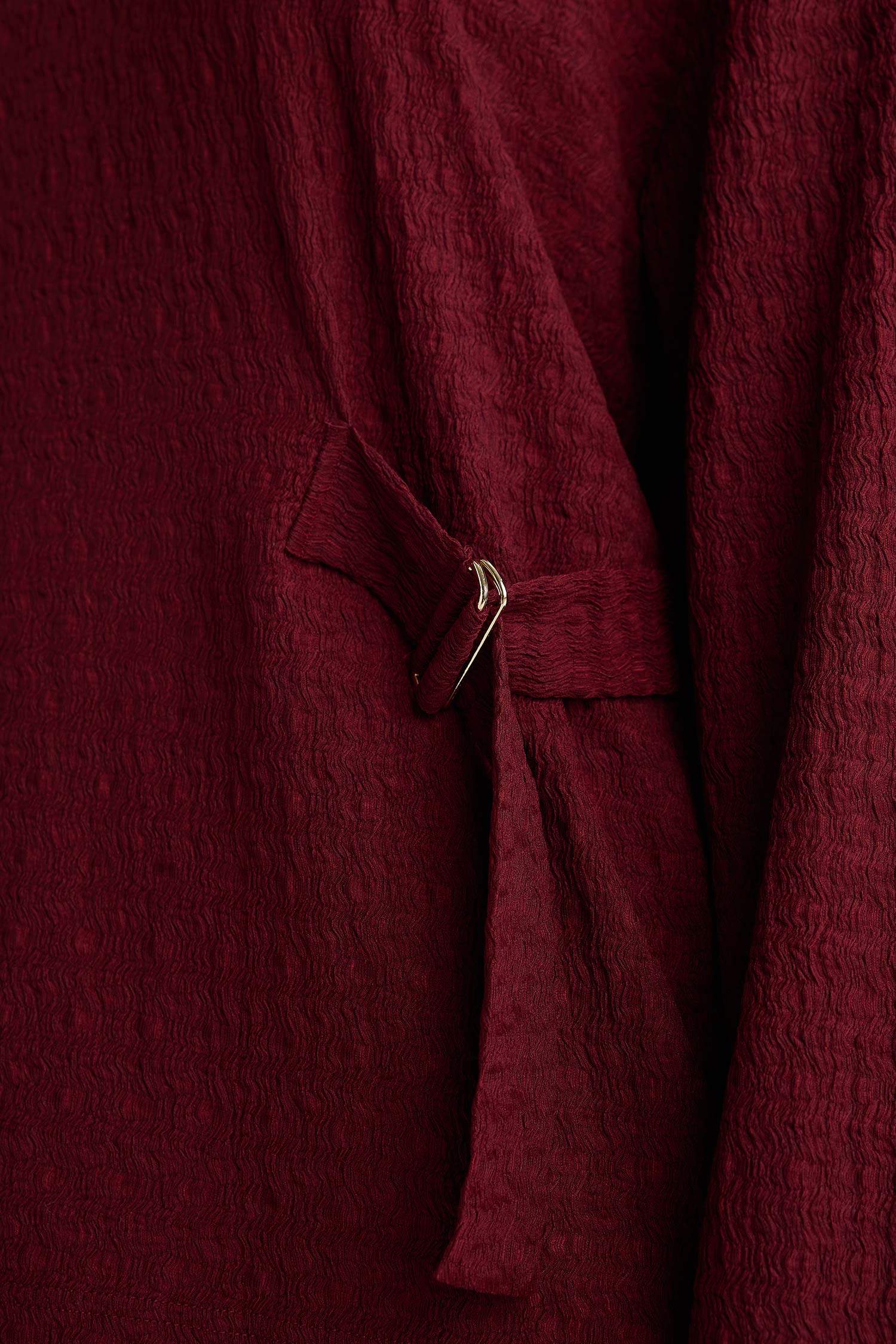 Лонгслив из жатой ткани Relax Fit