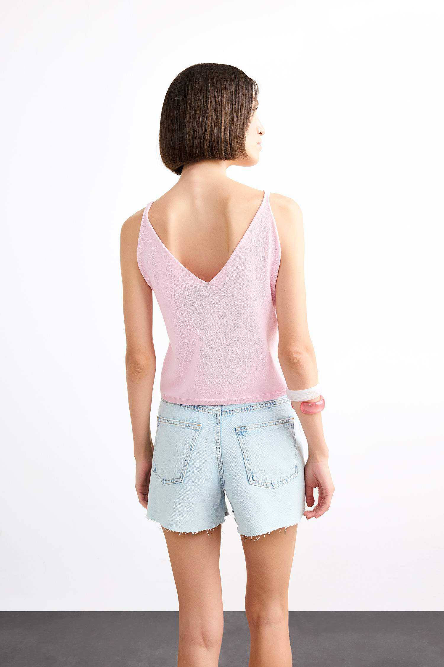 Loose Fit Knitwear Tank Top