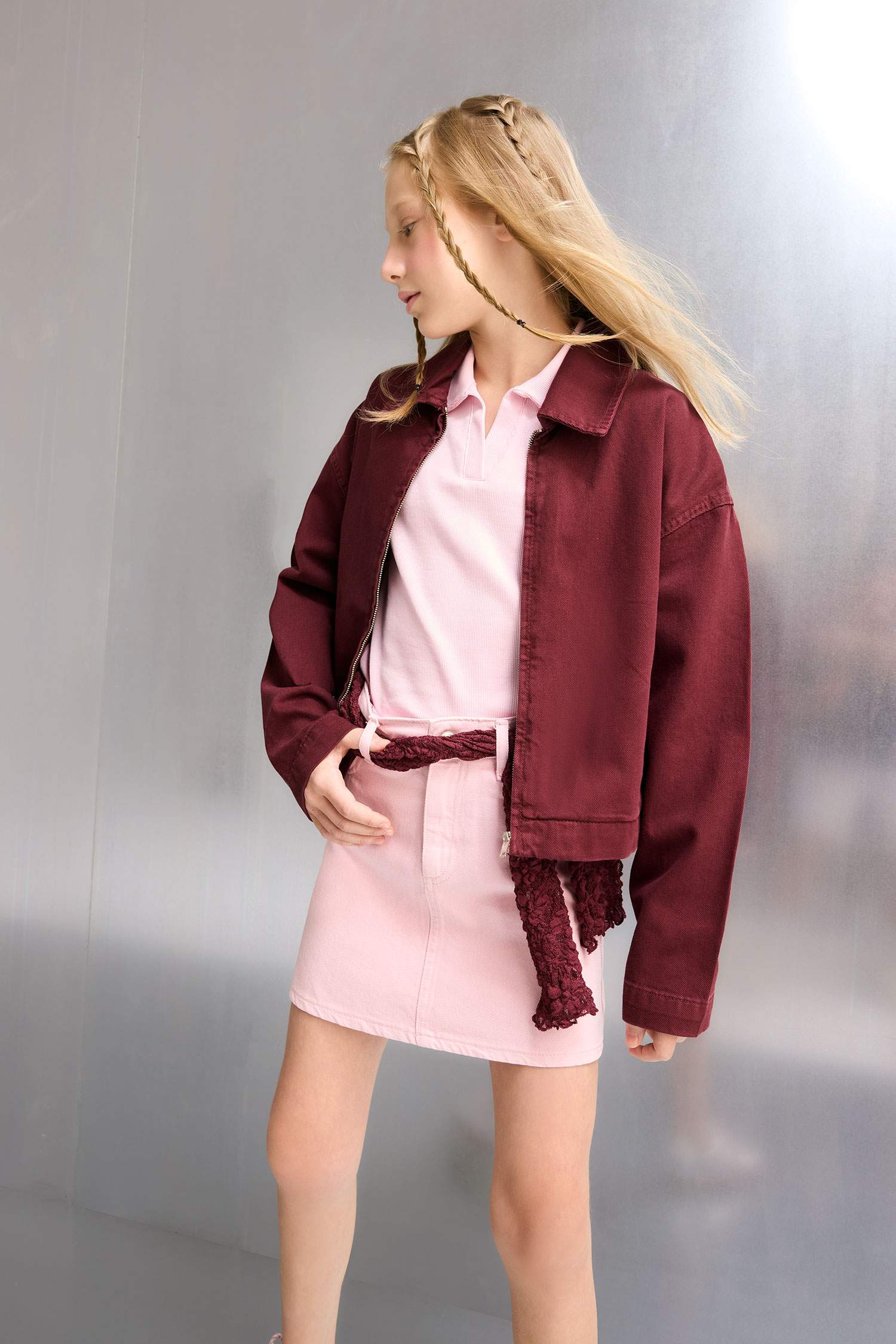 قميص بنات كم طويل جبردين قصة عادية