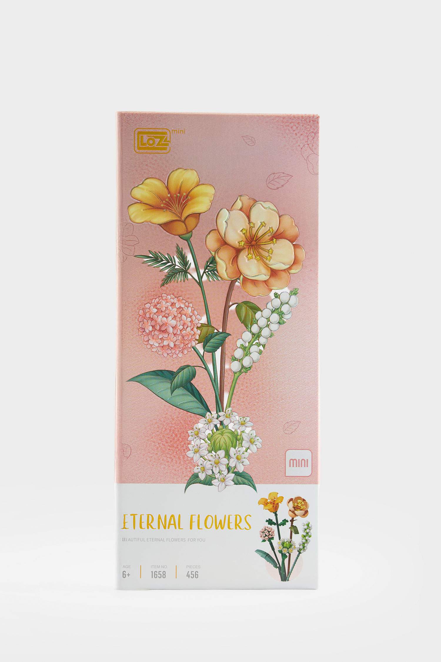 Renkli Çiçekli Blok Set