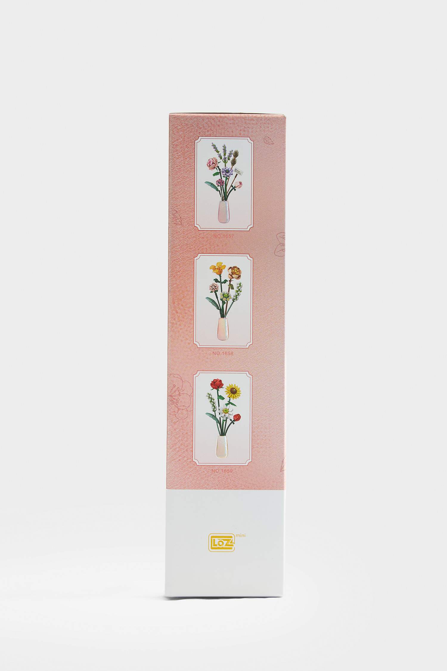 Renkli Çiçekli Blok Set