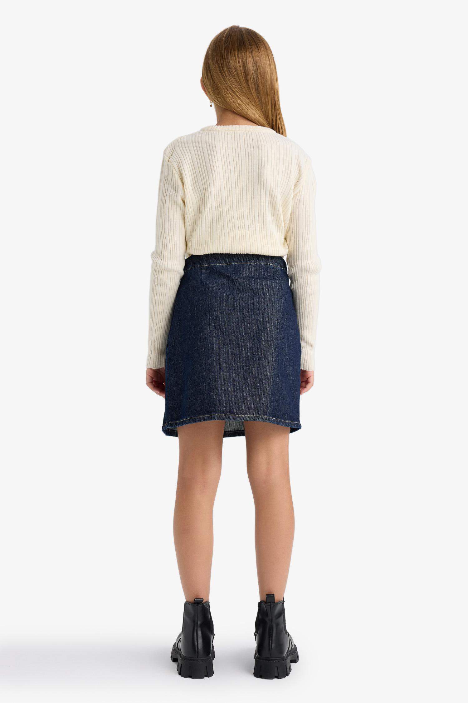 Kız Çocuk Pileli Okul Eteği