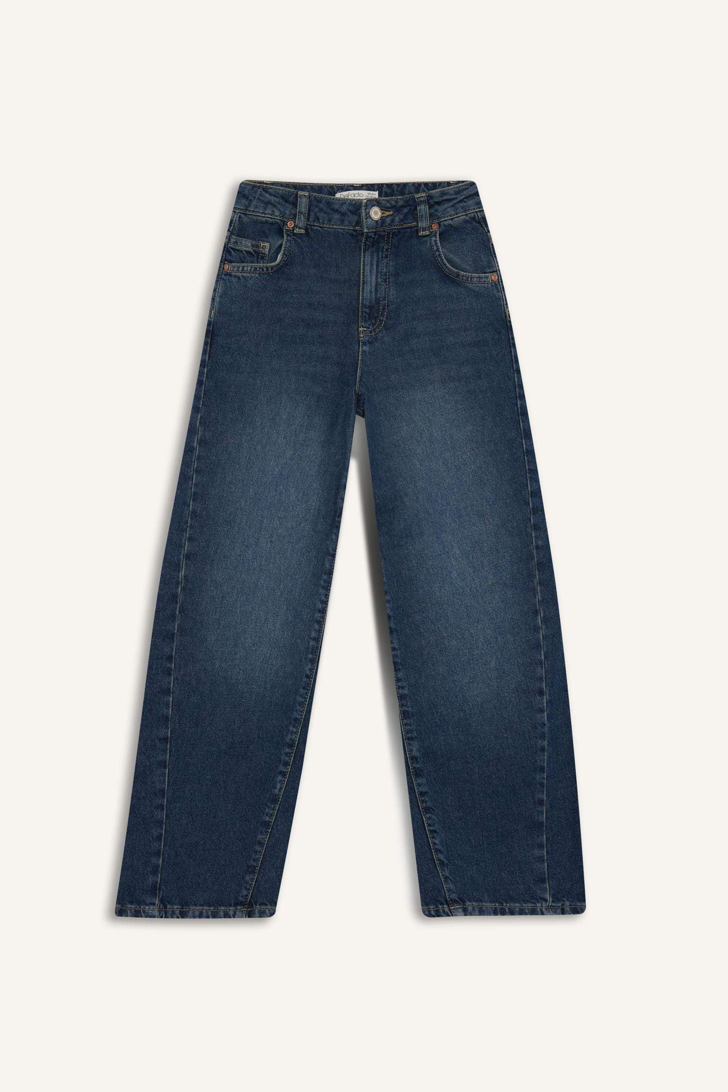 Джинсы с широкими штанинами Balloon Fit для девочки