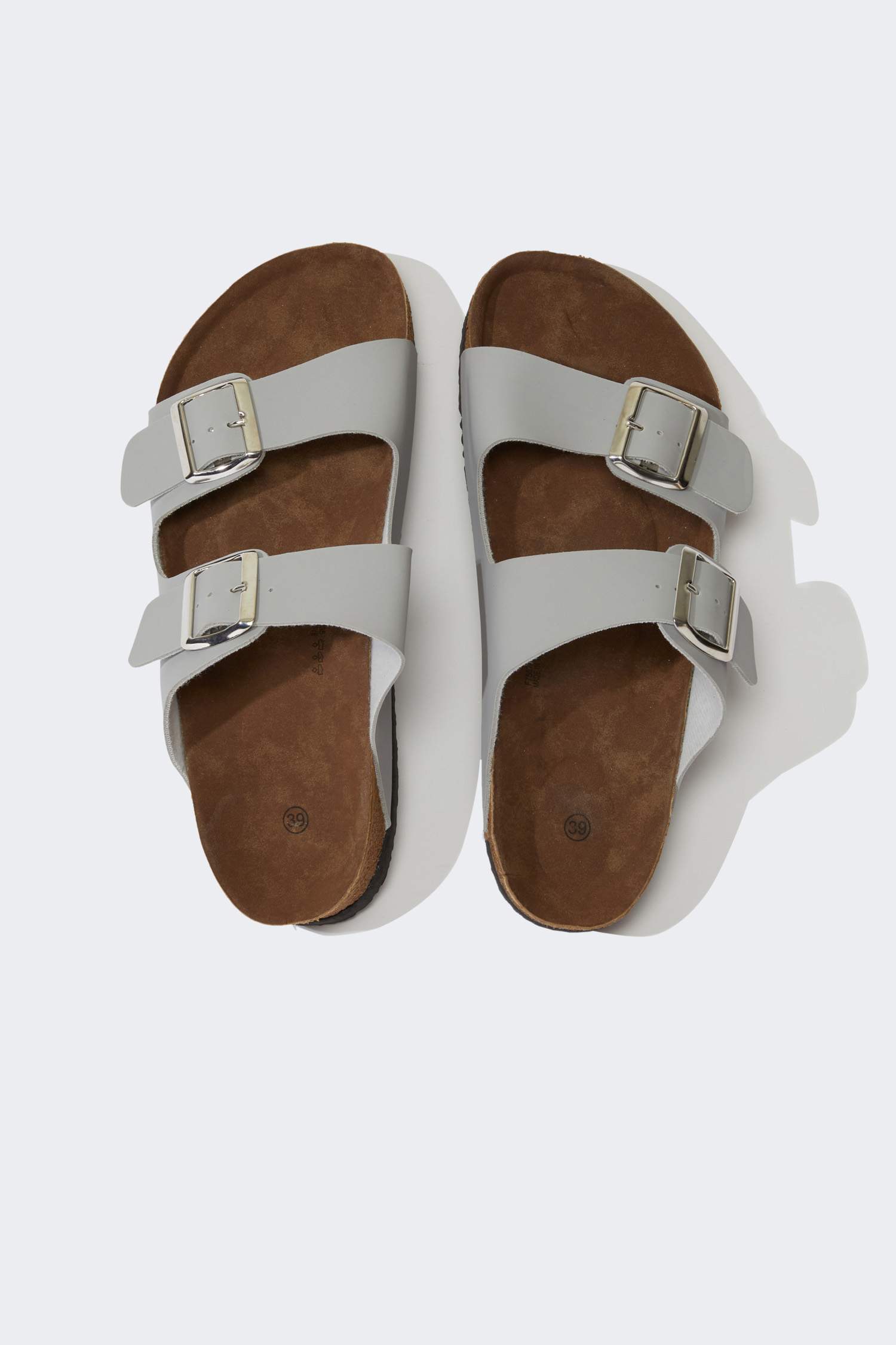 Kadın Çift Bantlı Düz Taban Terlik