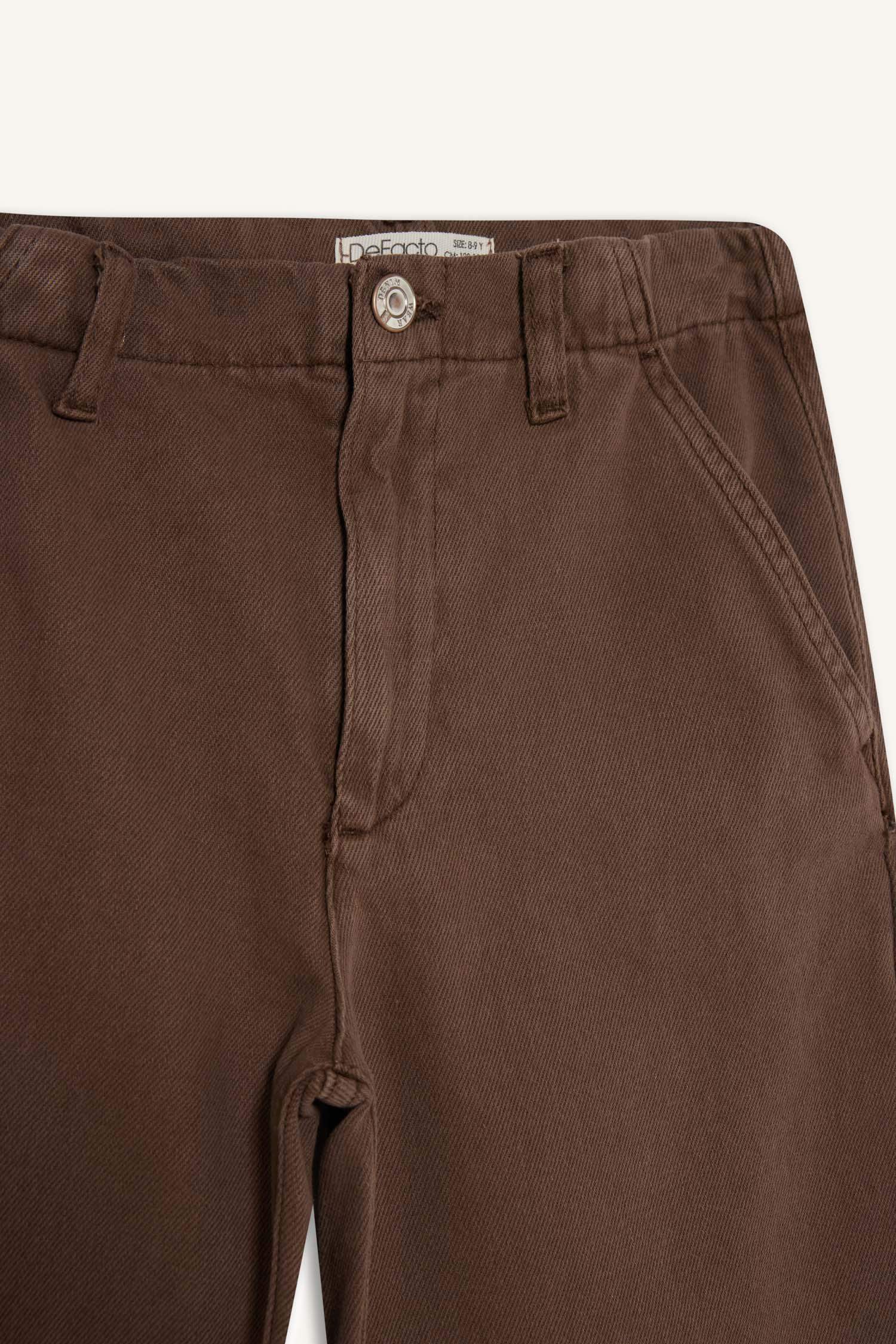 Girl Balloon Fit Gabardine Trousers