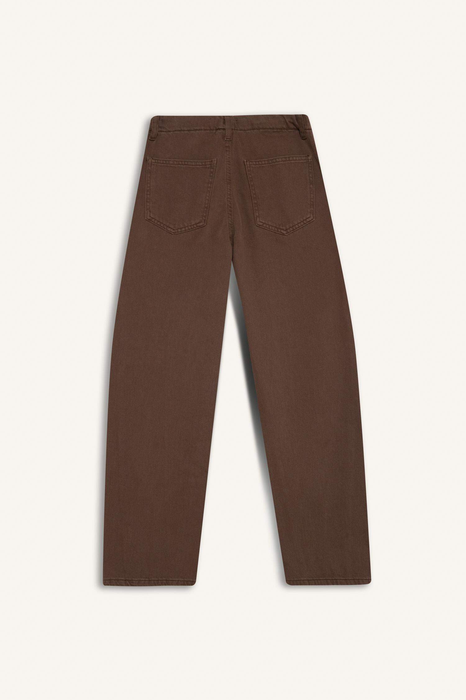 Girl Balloon Fit Gabardine Trousers