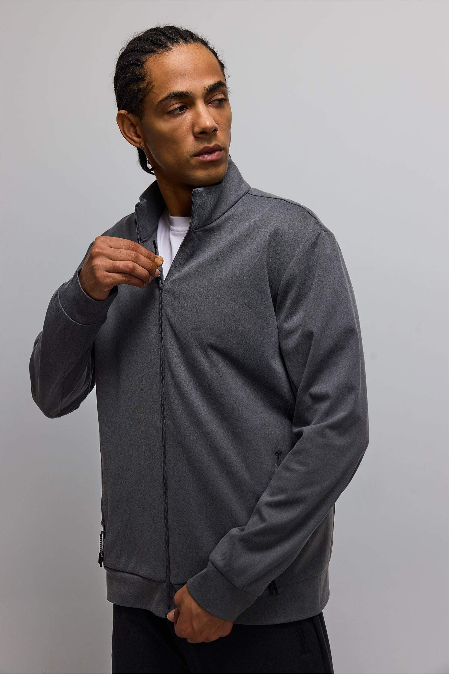 Standart Fit тік жағалы кардиган