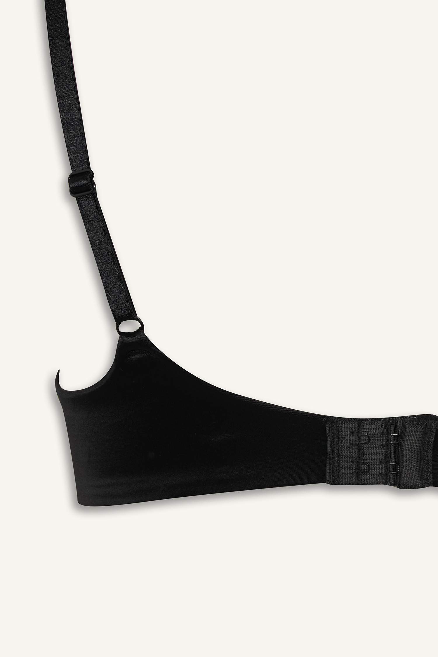 Saten Kaplı Yarım Dolgulu Balensiz Tişört Bra-Fall in Love