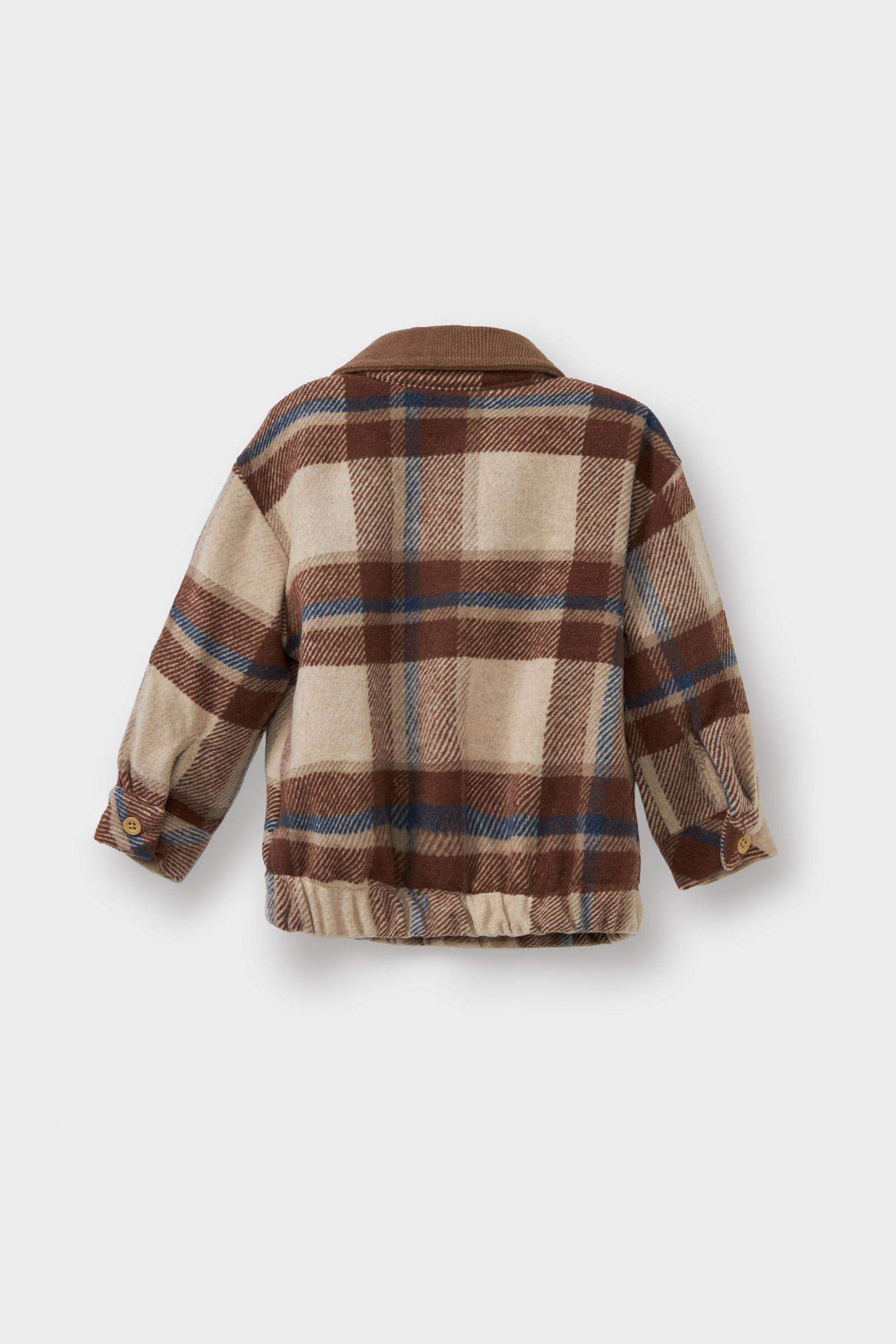 Regular Fit Flanel Plaid Long Sleeve Shirt
