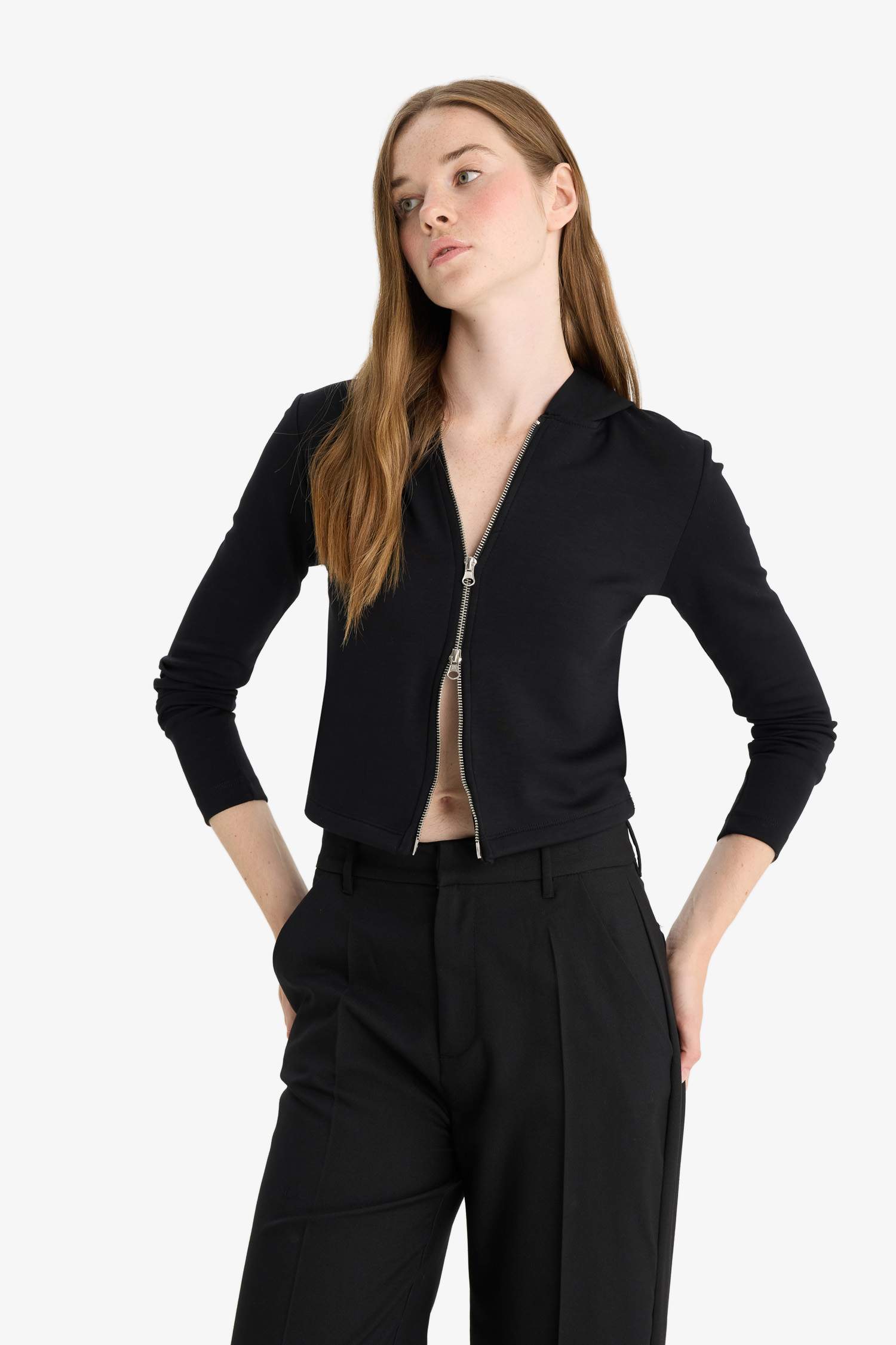 Slim Fit Hooded modal Cardigan