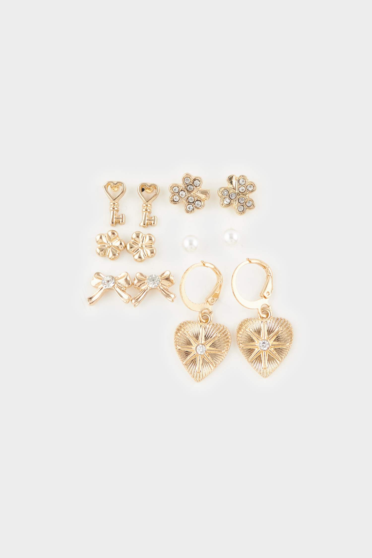 Kadın 6'lı Gold Küpe