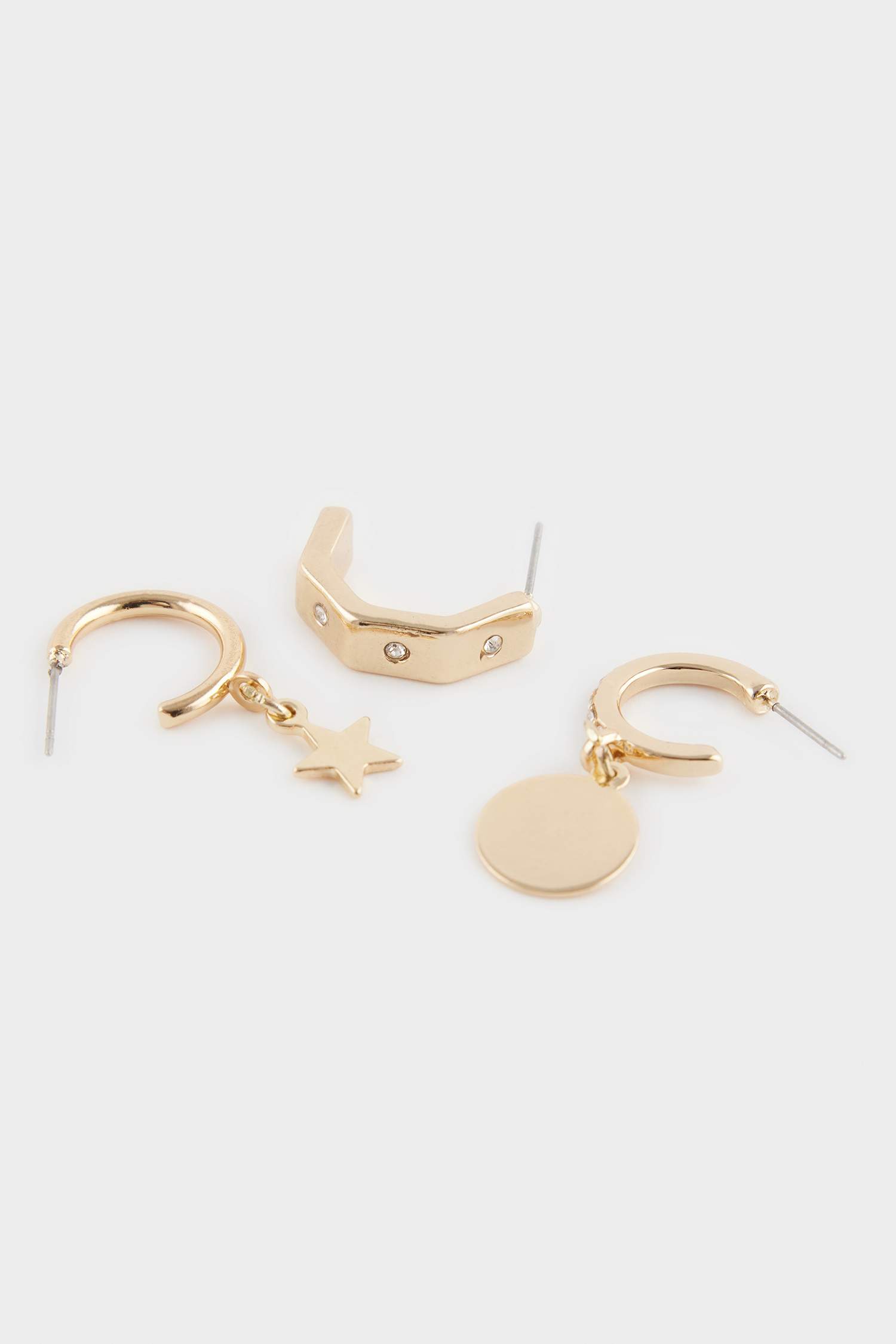 Kadın 6'lı Gold Küpe