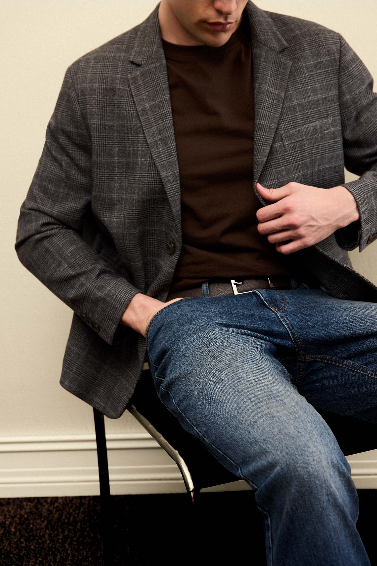 DeFacto Modern Fıt Blazer Ceket görsel 4
